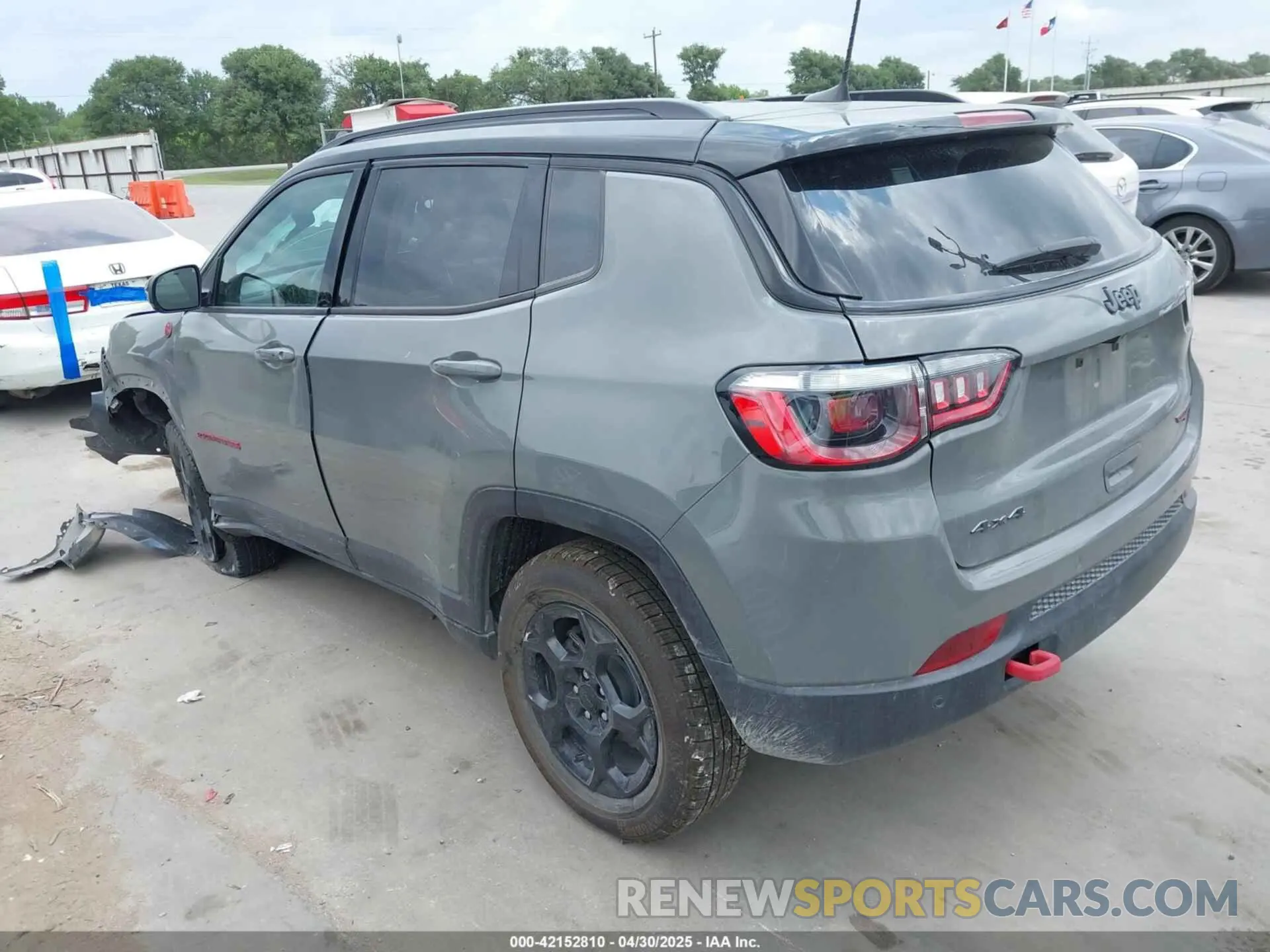 3 Фотография поврежденного автомобиля 3C4NJDDN1PT556640 JEEP COMPASS 2023