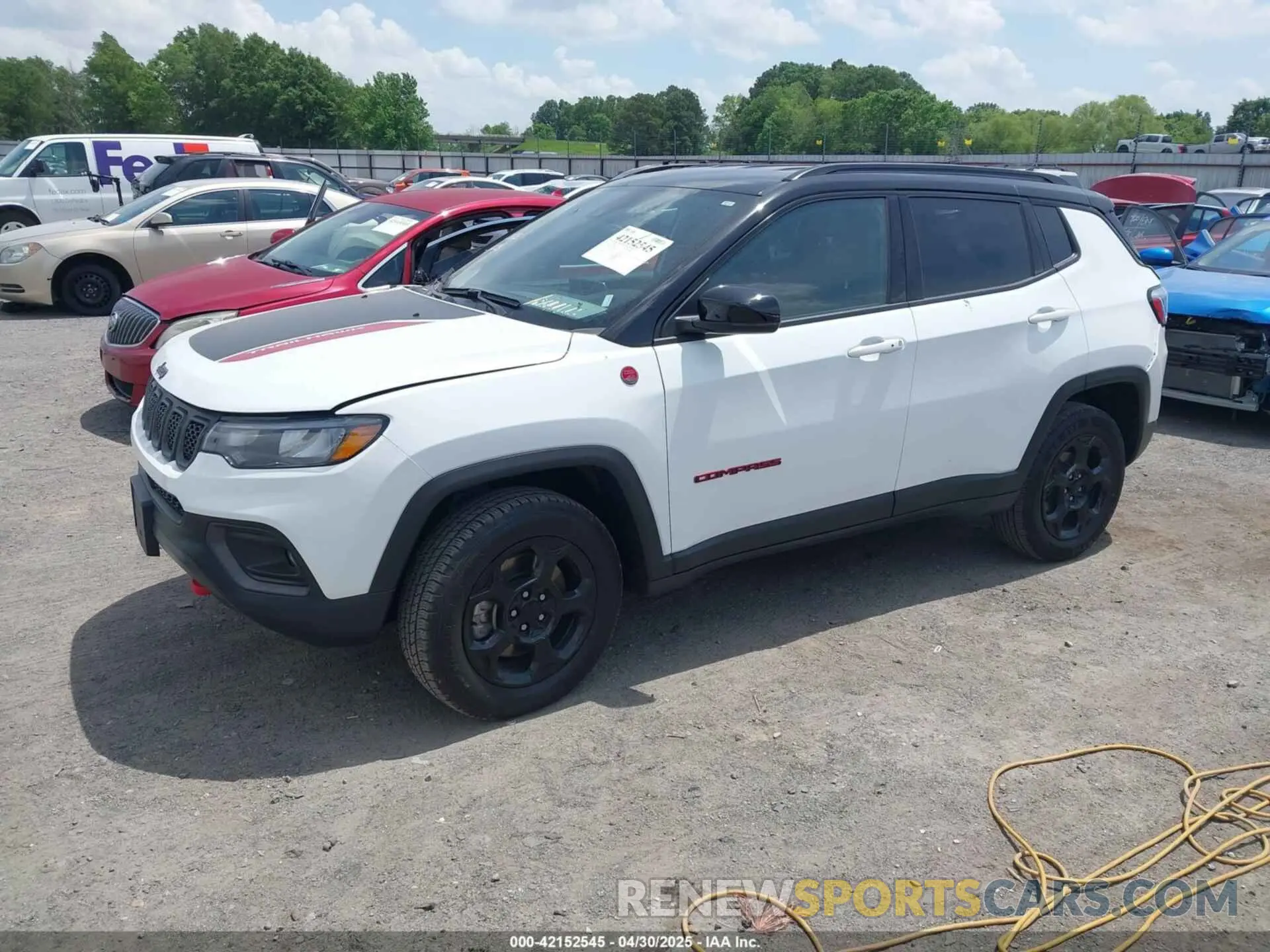 2 Фотография поврежденного автомобиля 3C4NJDDN5PT557872 JEEP COMPASS 2023