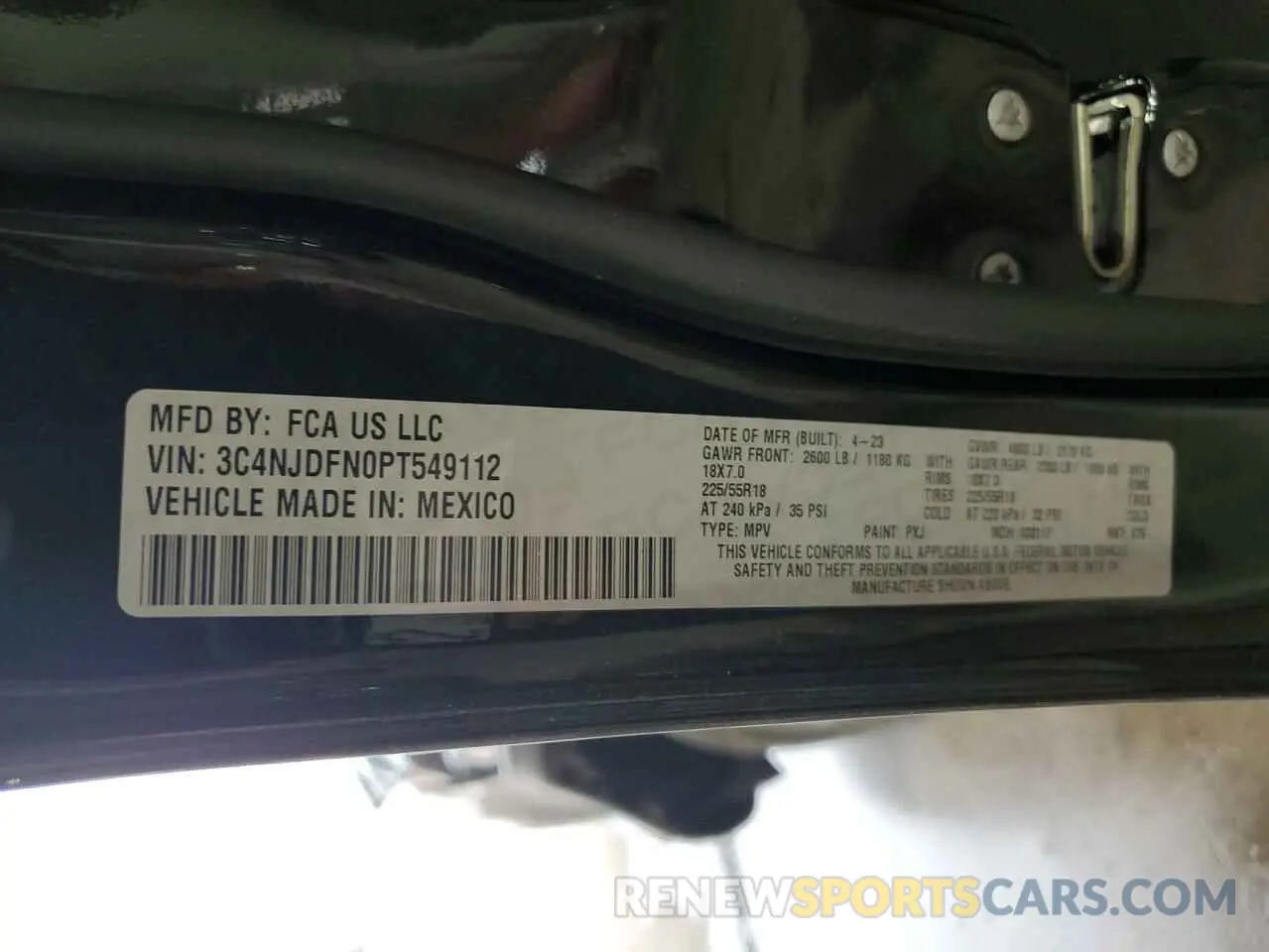 13 Фотография поврежденного автомобиля 3C4NJDFN0PT549112 JEEP COMPASS 2023