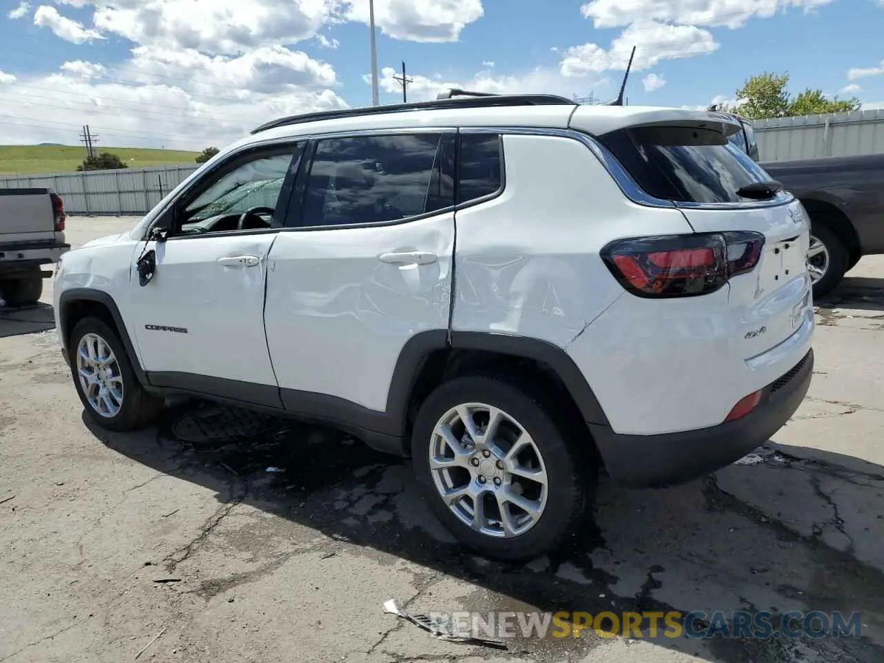 2 Photograph of a damaged car 3C4NJDFN3PT517934 JEEP COMPASS 2023
