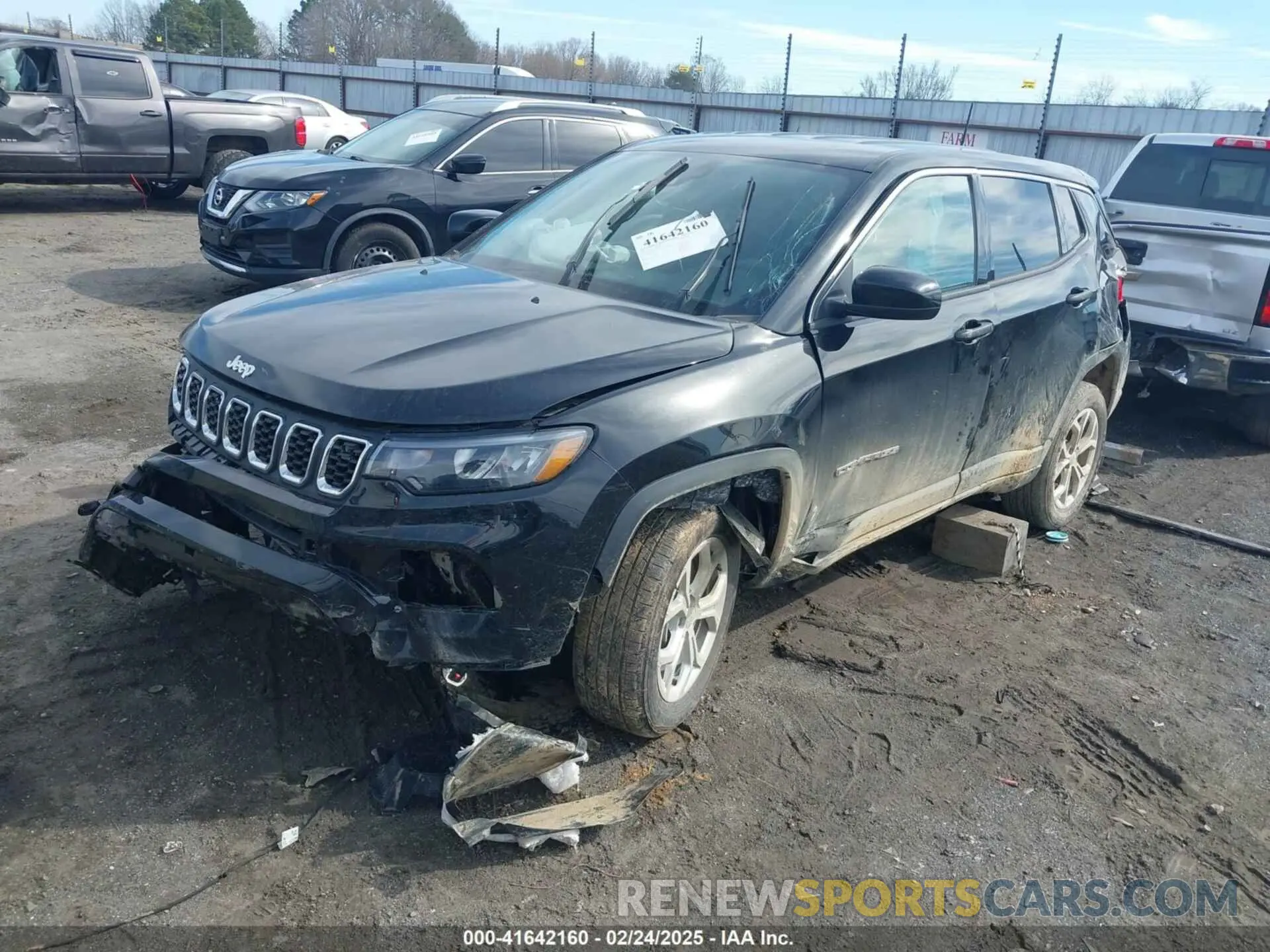 2 Photograph of a damaged car 3C4NJDAN5RT143675 JEEP COMPASS 2024