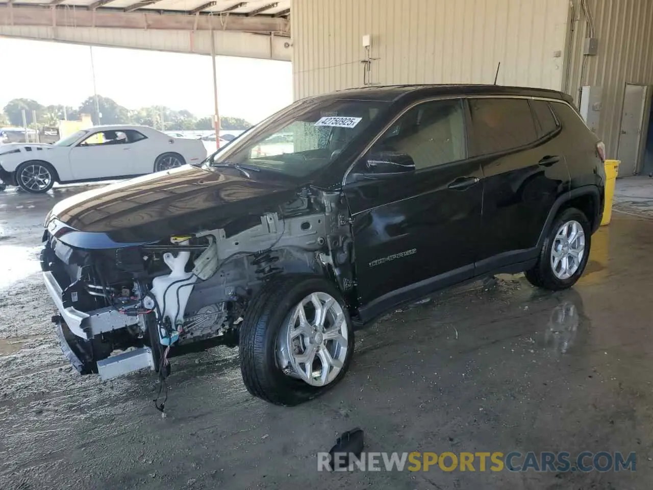 1 Photograph of a damaged car 3C4NJDAN6RT135066 JEEP COMPASS 2024