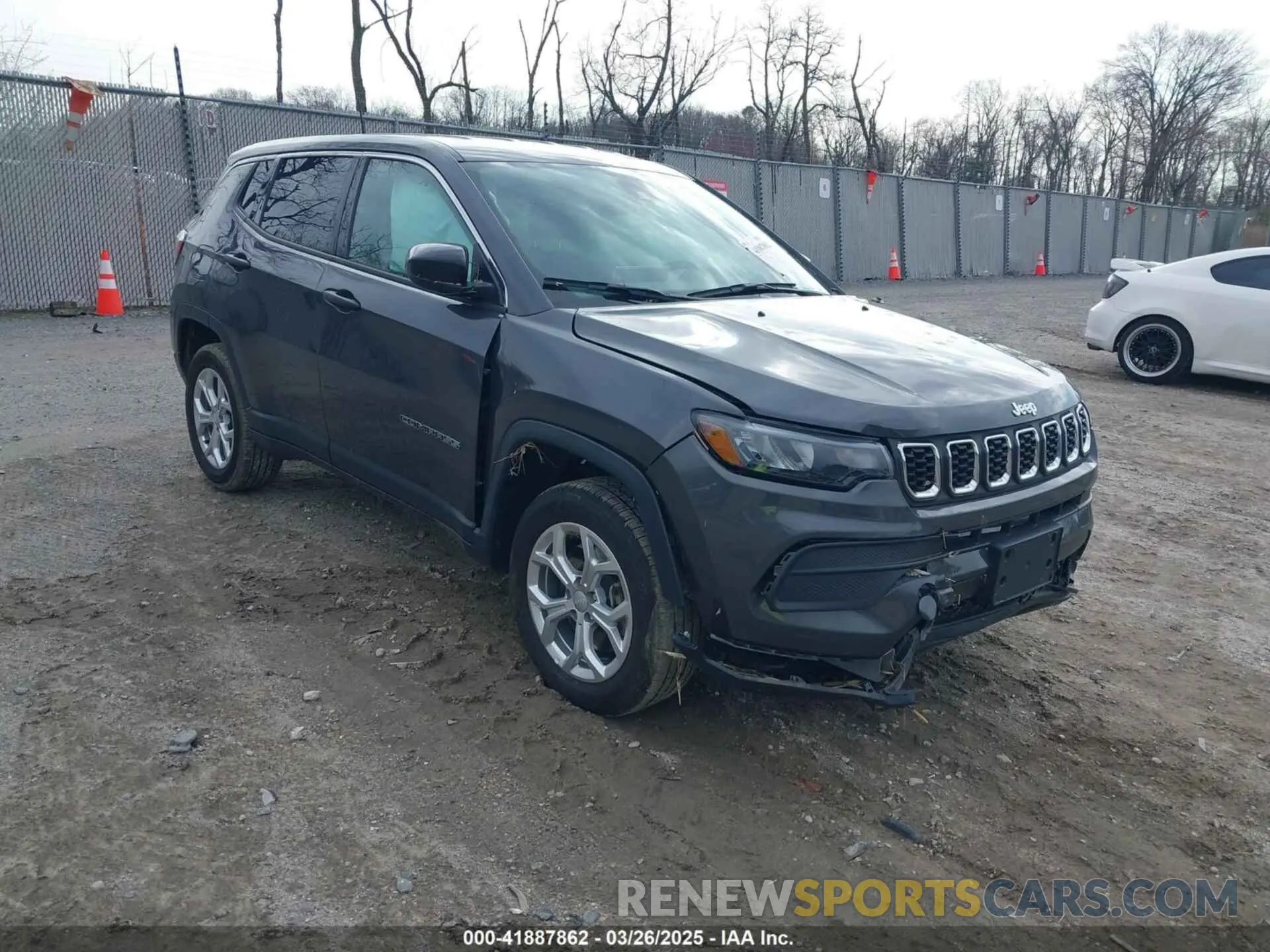1 Photograph of a damaged car 3C4NJDANXRT173299 JEEP COMPASS 2024