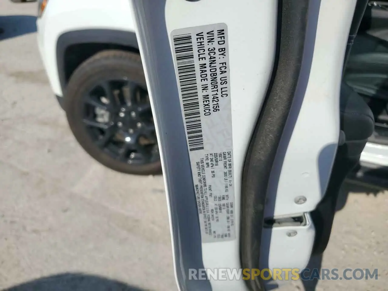 12 Photograph of a damaged car 3C4NJDBN0RT142156 JEEP COMPASS 2024