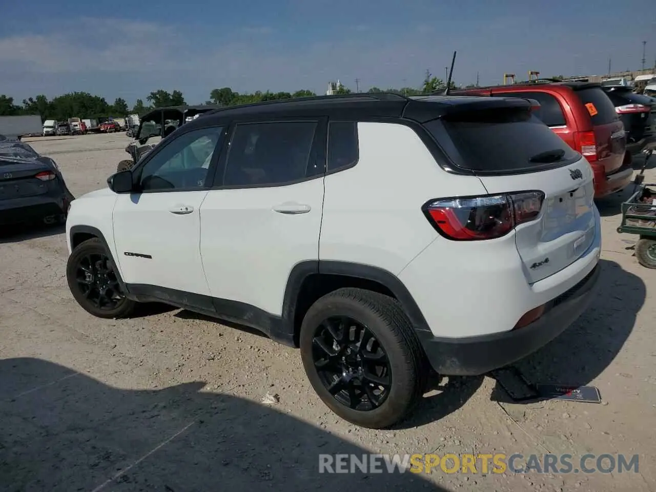 2 Photograph of a damaged car 3C4NJDBN0RT142156 JEEP COMPASS 2024
