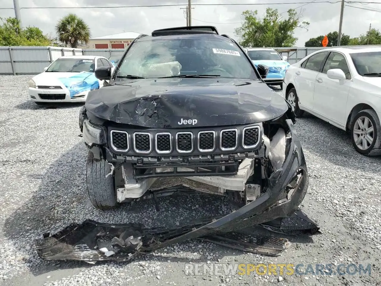 5 Photograph of a damaged car 3C4NJDBN0RT587495 JEEP COMPASS 2024