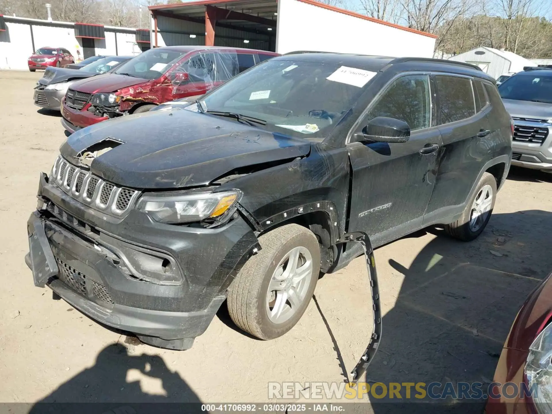 2 Photograph of a damaged car 3C4NJDBN1RT597260 JEEP COMPASS 2024