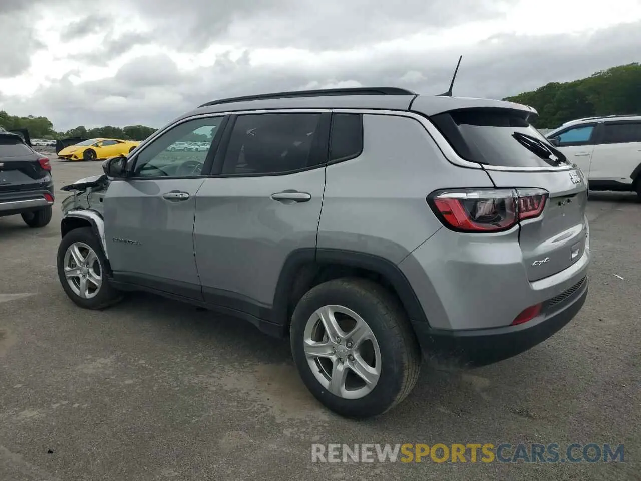 2 Photograph of a damaged car 3C4NJDBN1RT606345 JEEP COMPASS 2024