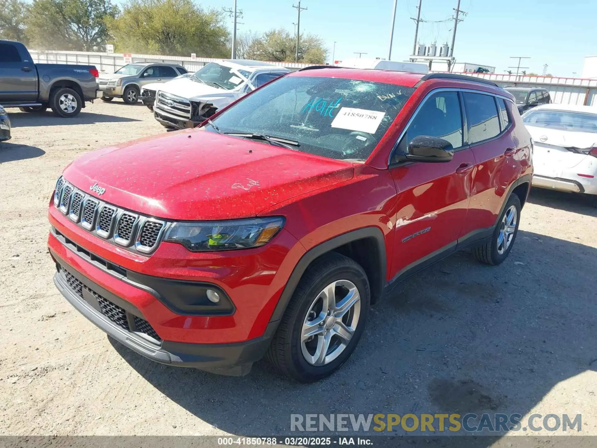 2 Photograph of a damaged car 3C4NJDBN2RT606063 JEEP COMPASS 2024