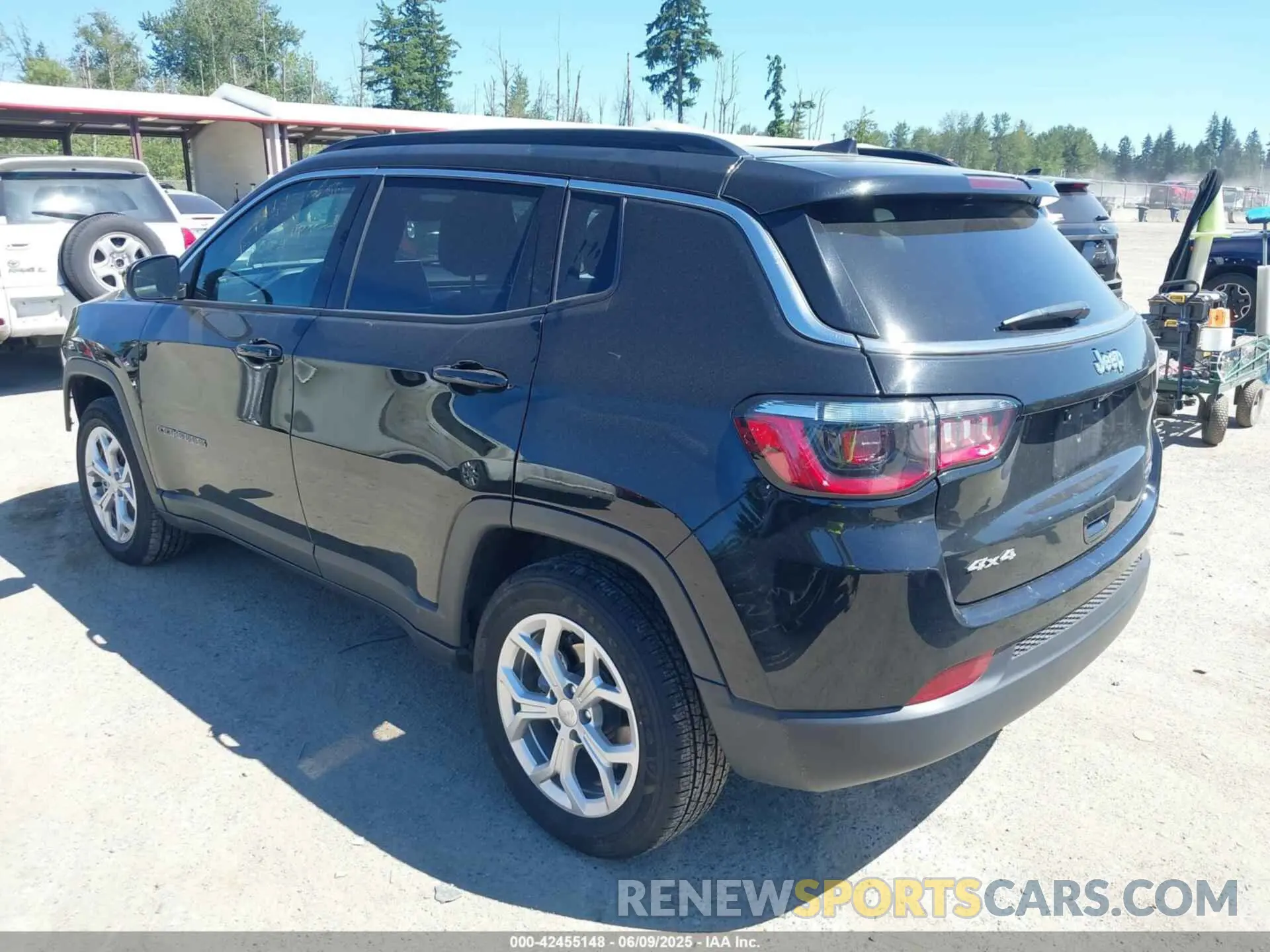 3 Photograph of a damaged car 3C4NJDBN3RT100807 JEEP COMPASS 2024