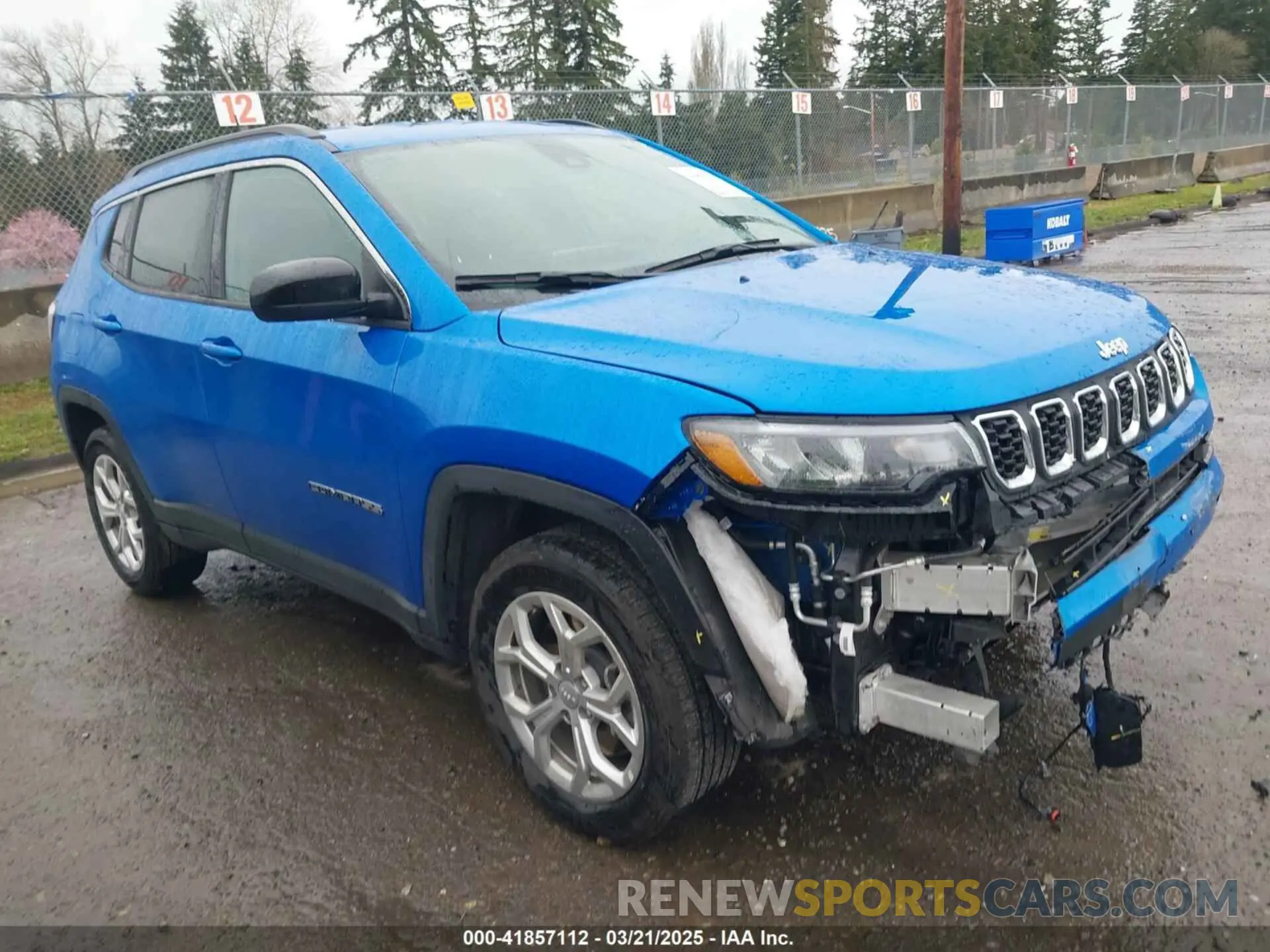 1 Photograph of a damaged car 3C4NJDBN3RT124329 JEEP COMPASS 2024