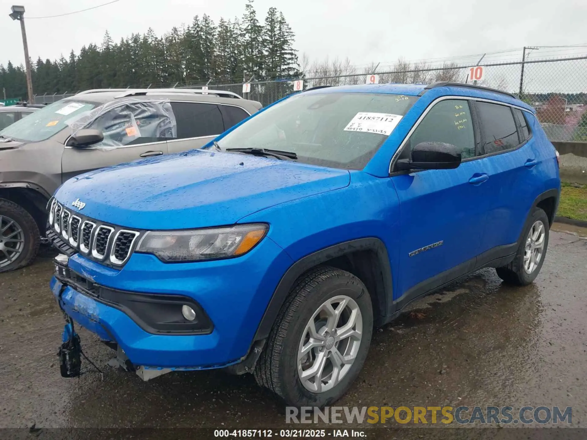 2 Photograph of a damaged car 3C4NJDBN3RT124329 JEEP COMPASS 2024