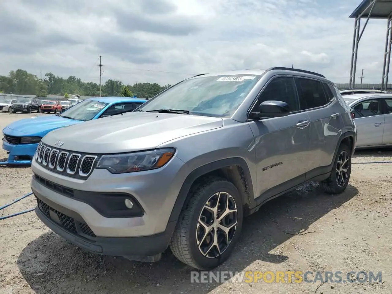 1 Photograph of a damaged car 3C4NJDBN3RT603978 JEEP COMPASS 2024