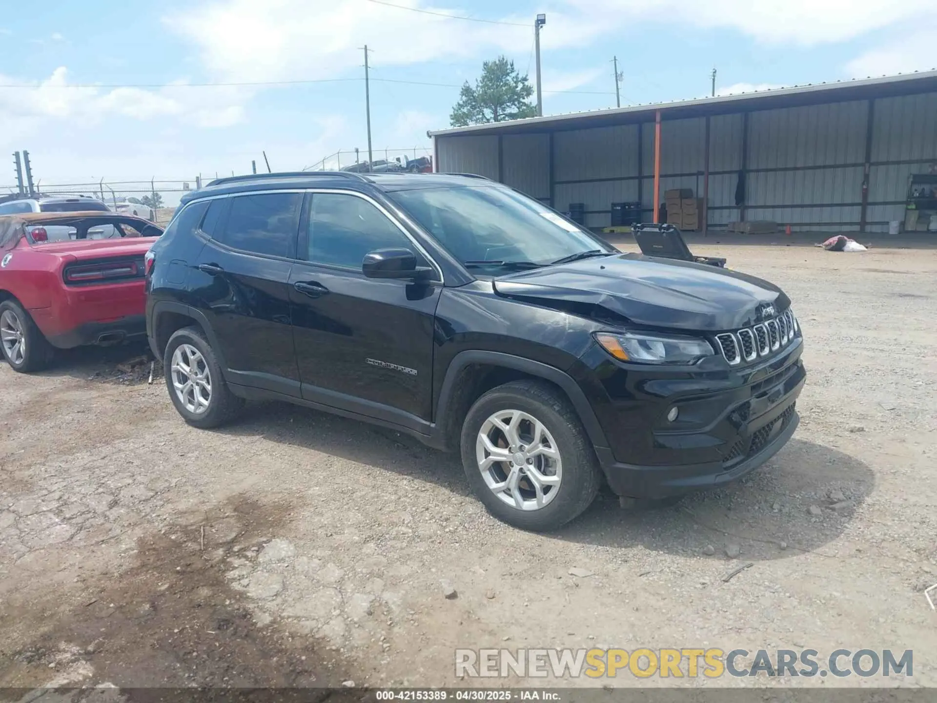 1 Photograph of a damaged car 3C4NJDBN4RT119513 JEEP COMPASS 2024