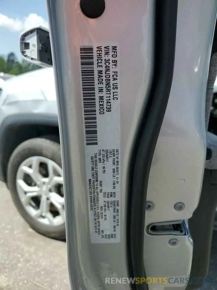 13 Фотография поврежденного автомобиля 3C4NJDBN5RT114739 JEEP COMPASS 2024