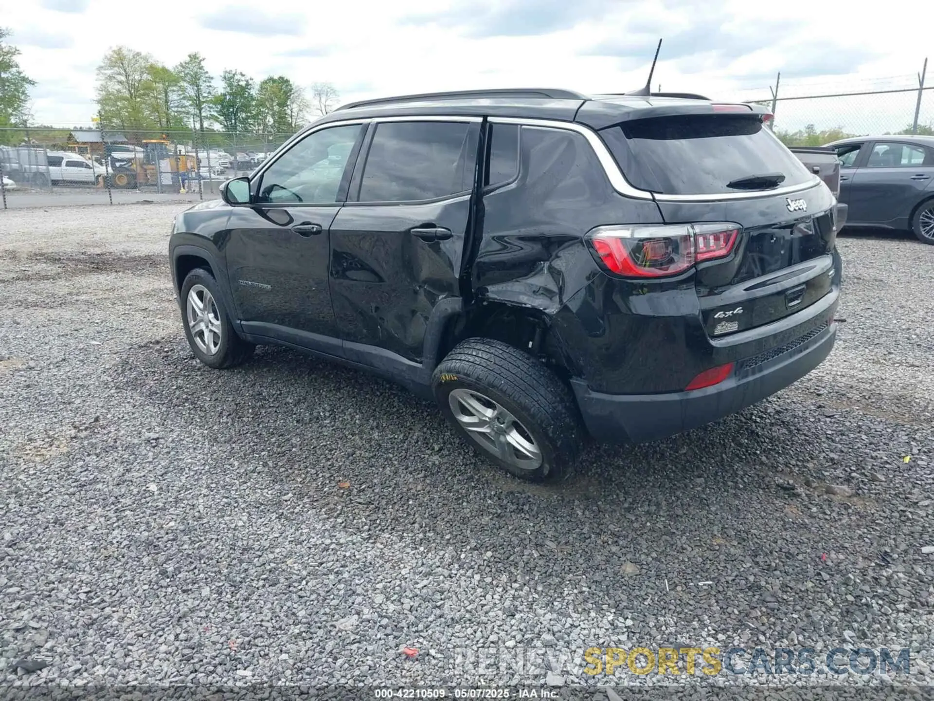 3 Photograph of a damaged car 3C4NJDBN5RT591025 JEEP COMPASS 2024