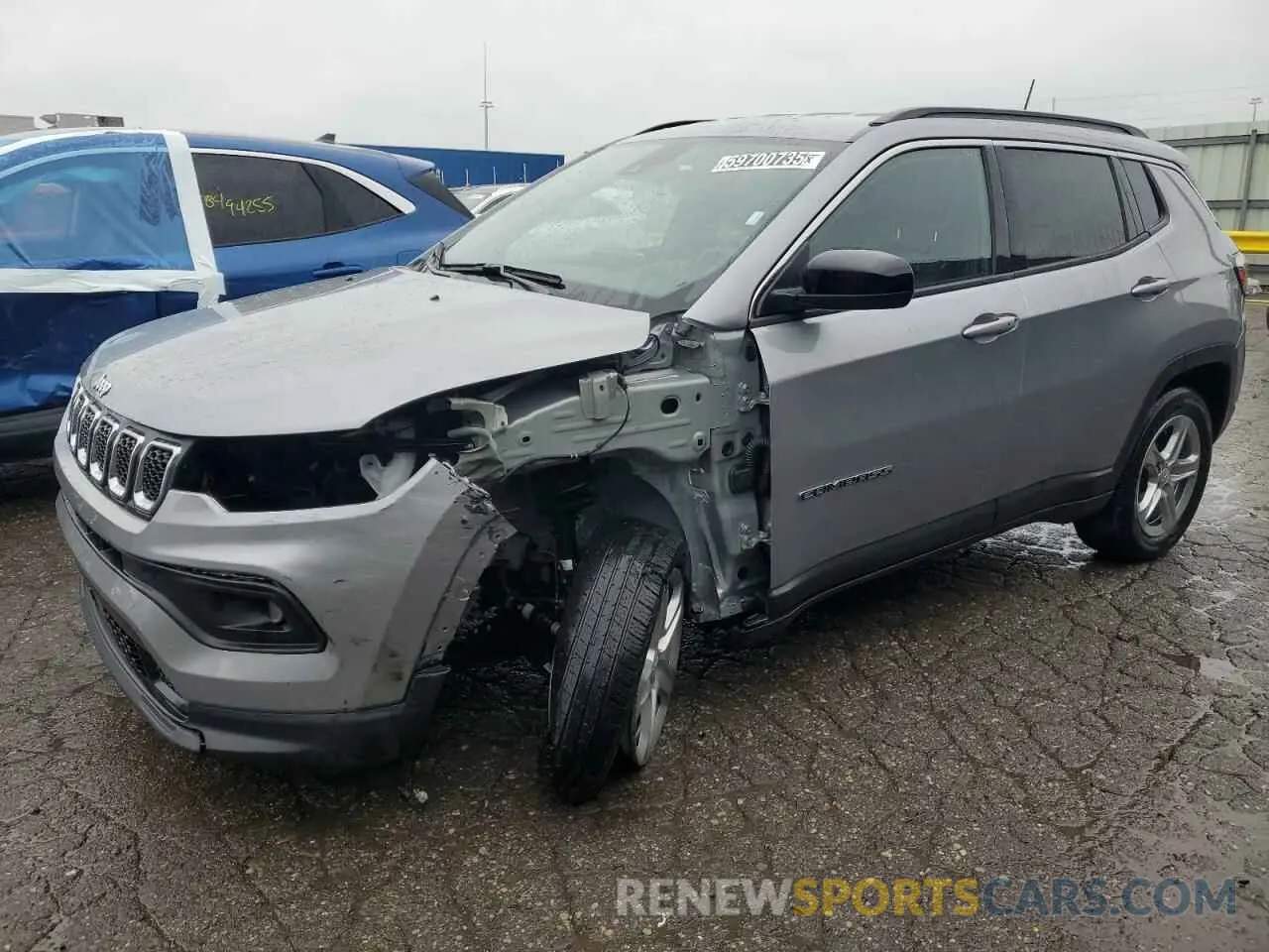 1 Photograph of a damaged car 3C4NJDBN5RT603979 JEEP COMPASS 2024