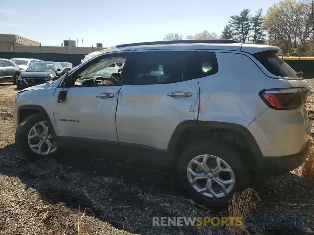 2 Photograph of a damaged car 3C4NJDBN6RT154649 JEEP COMPASS 2024