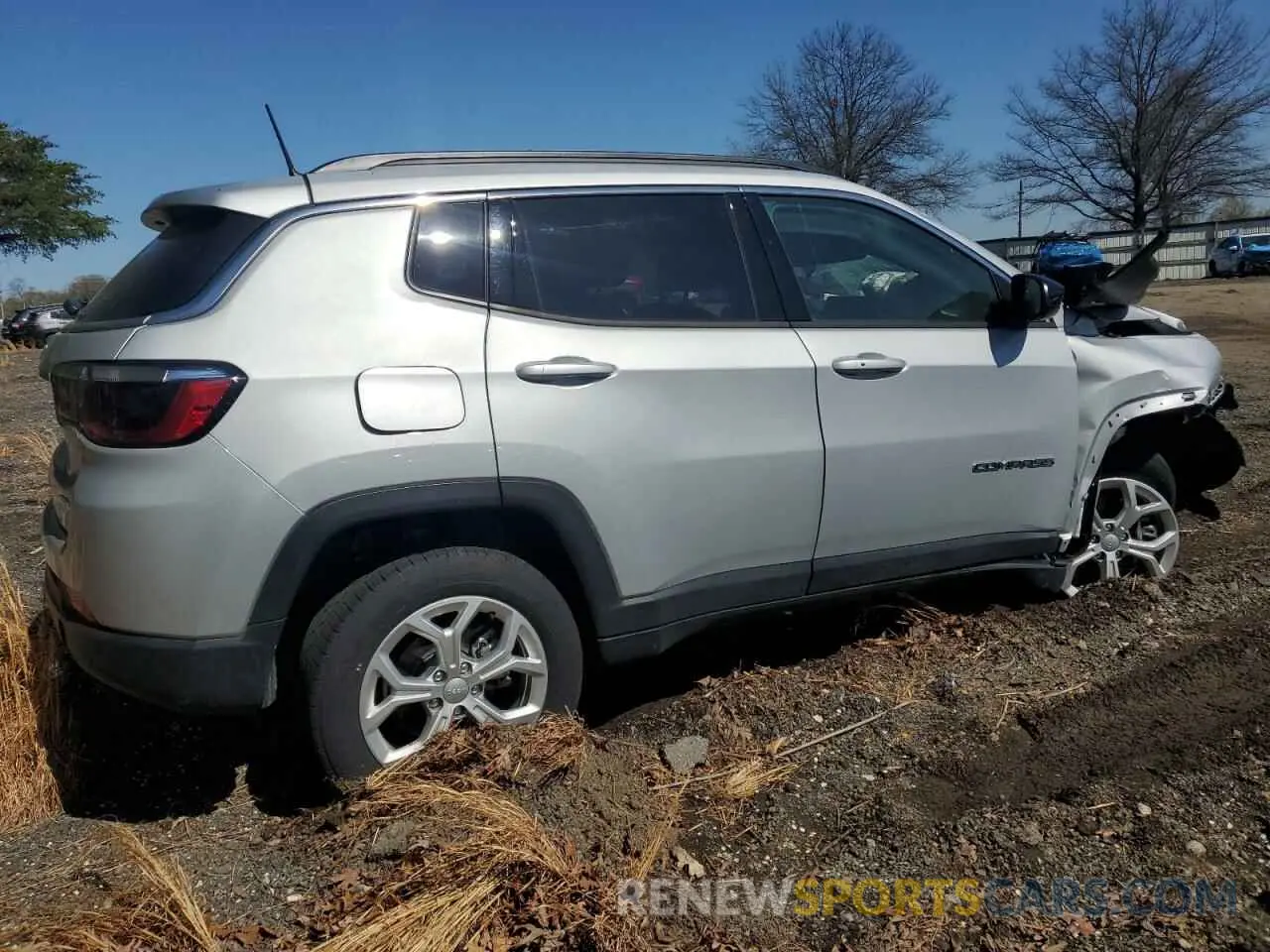 3 Photograph of a damaged car 3C4NJDBN6RT154649 JEEP COMPASS 2024