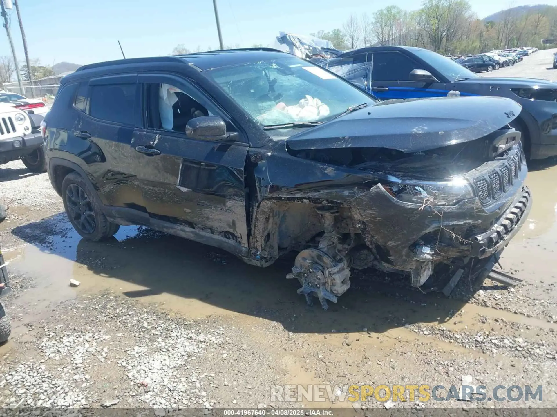 1 Photograph of a damaged car 3C4NJDBN6RT578199 JEEP COMPASS 2024