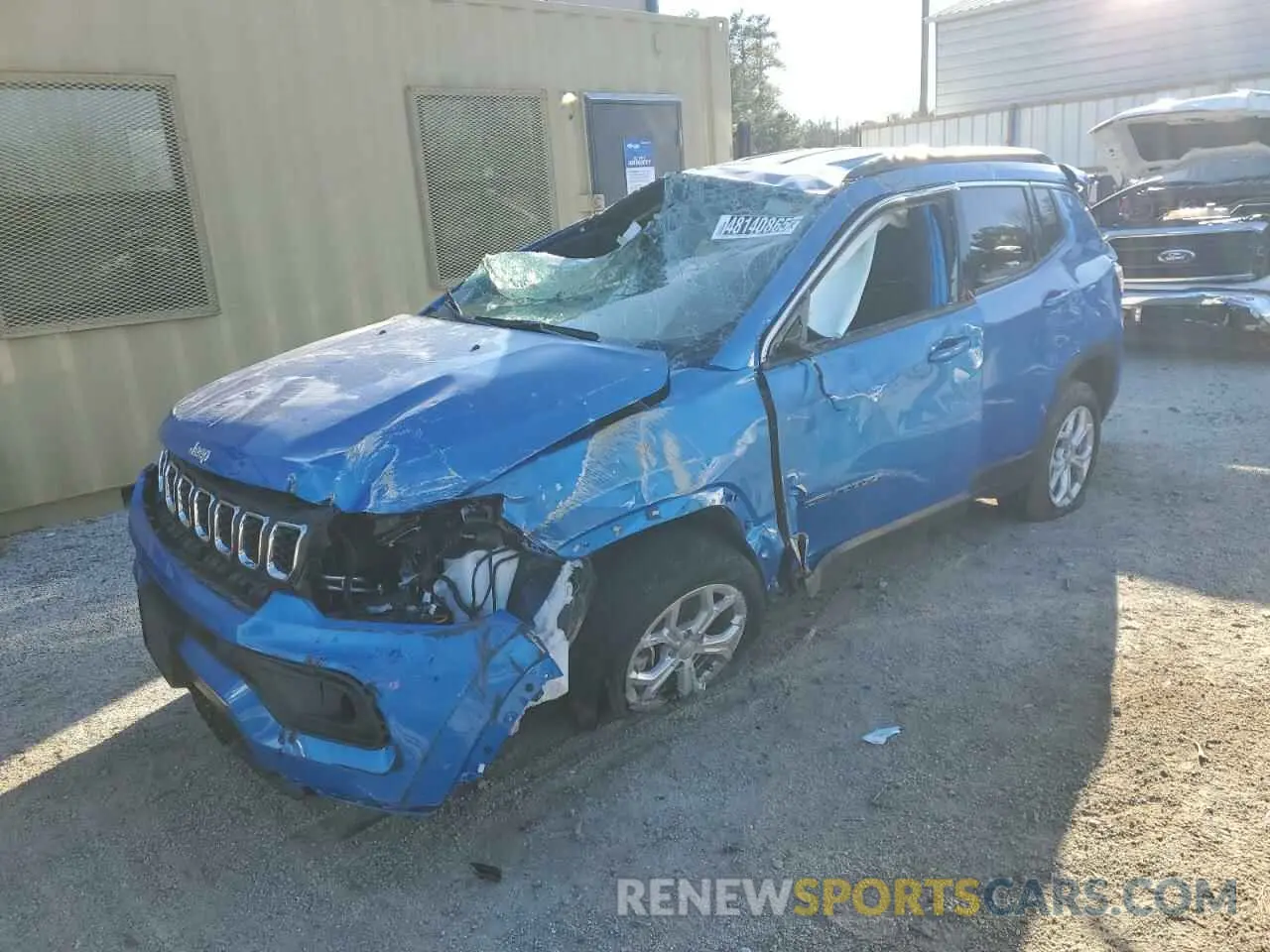 1 Photograph of a damaged car 3C4NJDBN7RT133146 JEEP COMPASS 2024