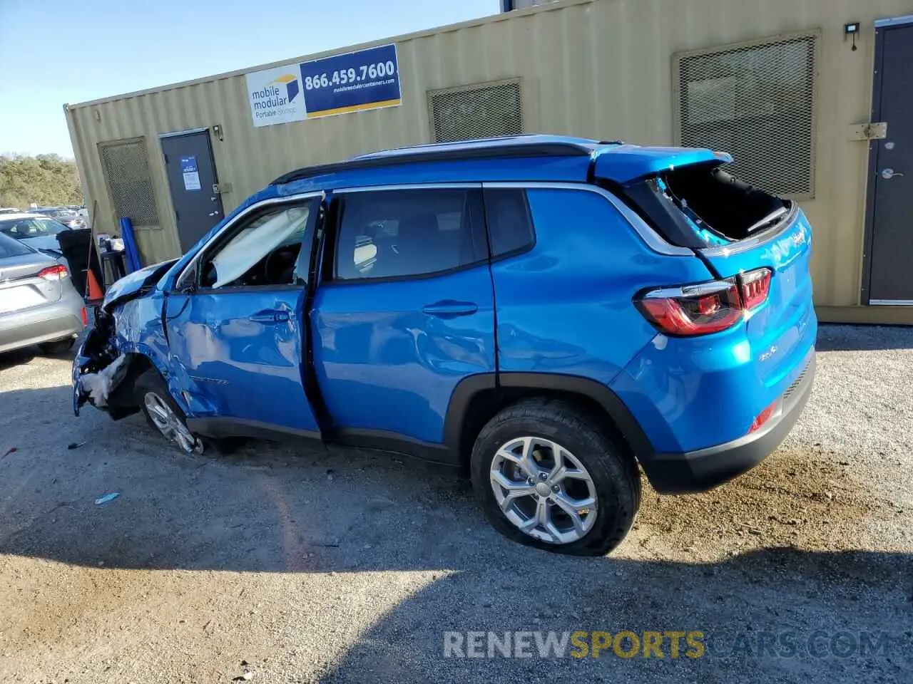 2 Photograph of a damaged car 3C4NJDBN7RT133146 JEEP COMPASS 2024