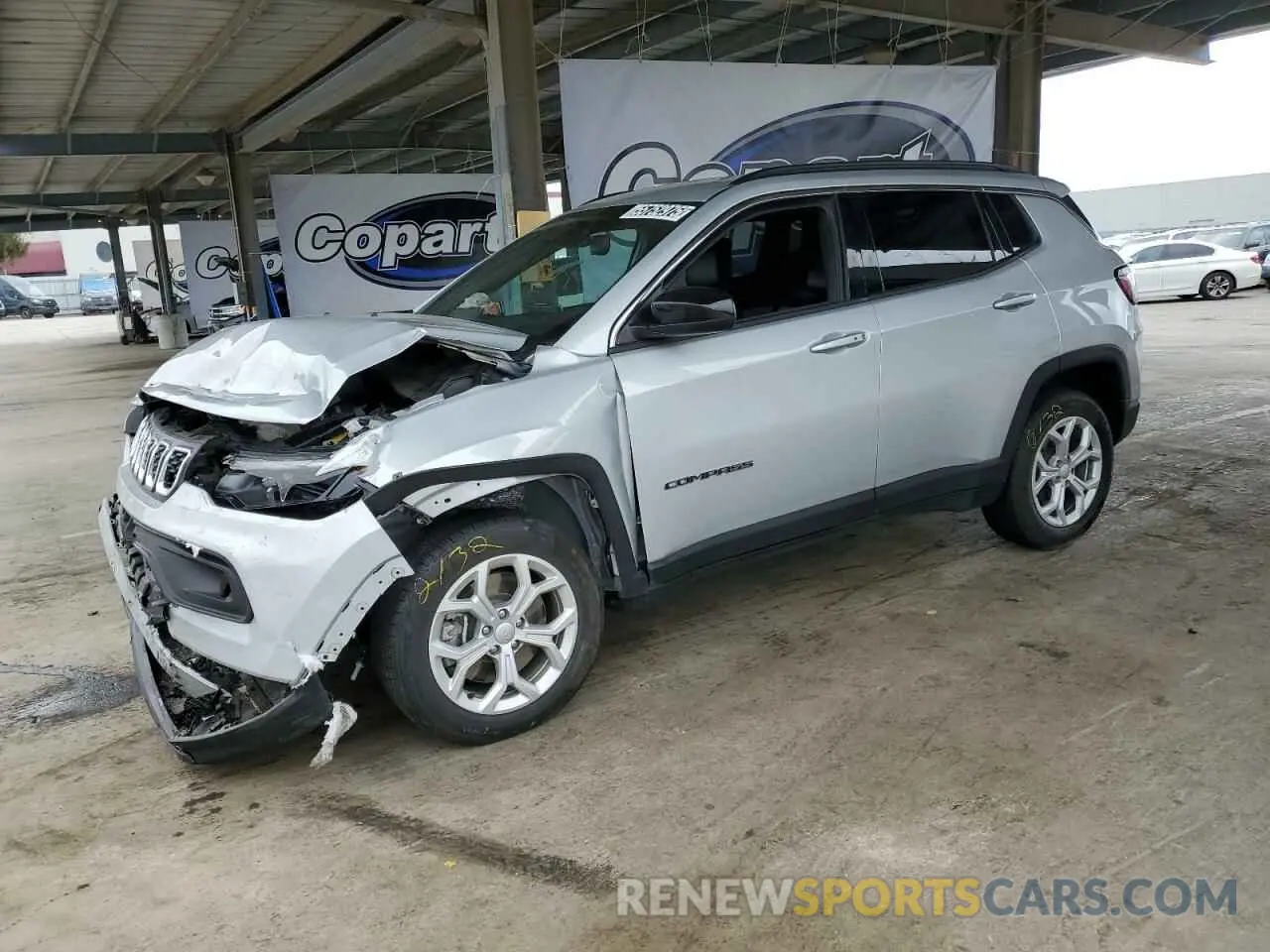 1 Photograph of a damaged car 3C4NJDBN8RT111169 JEEP COMPASS 2024