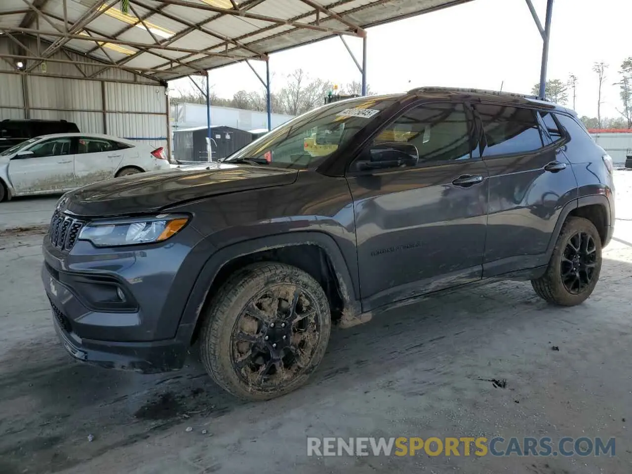 1 Photograph of a damaged car 3C4NJDBN9RT122665 JEEP COMPASS 2024