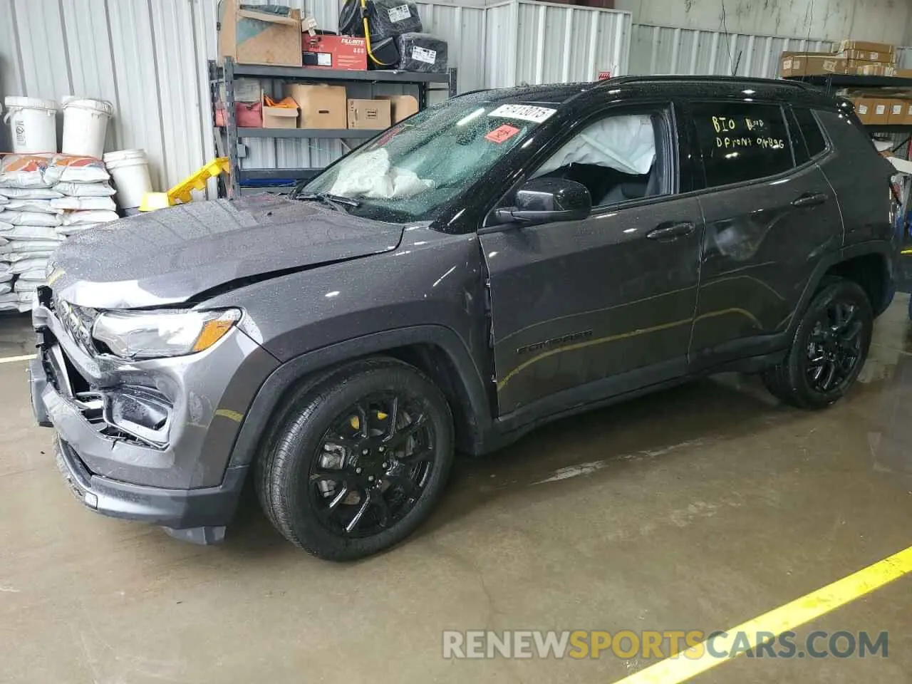 1 Photograph of a damaged car 3C4NJDBN9RT127025 JEEP COMPASS 2024