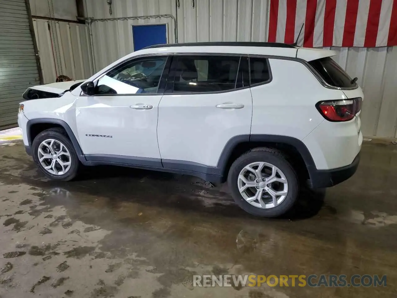 2 Photograph of a damaged car 3C4NJDBN9RT138882 JEEP COMPASS 2024