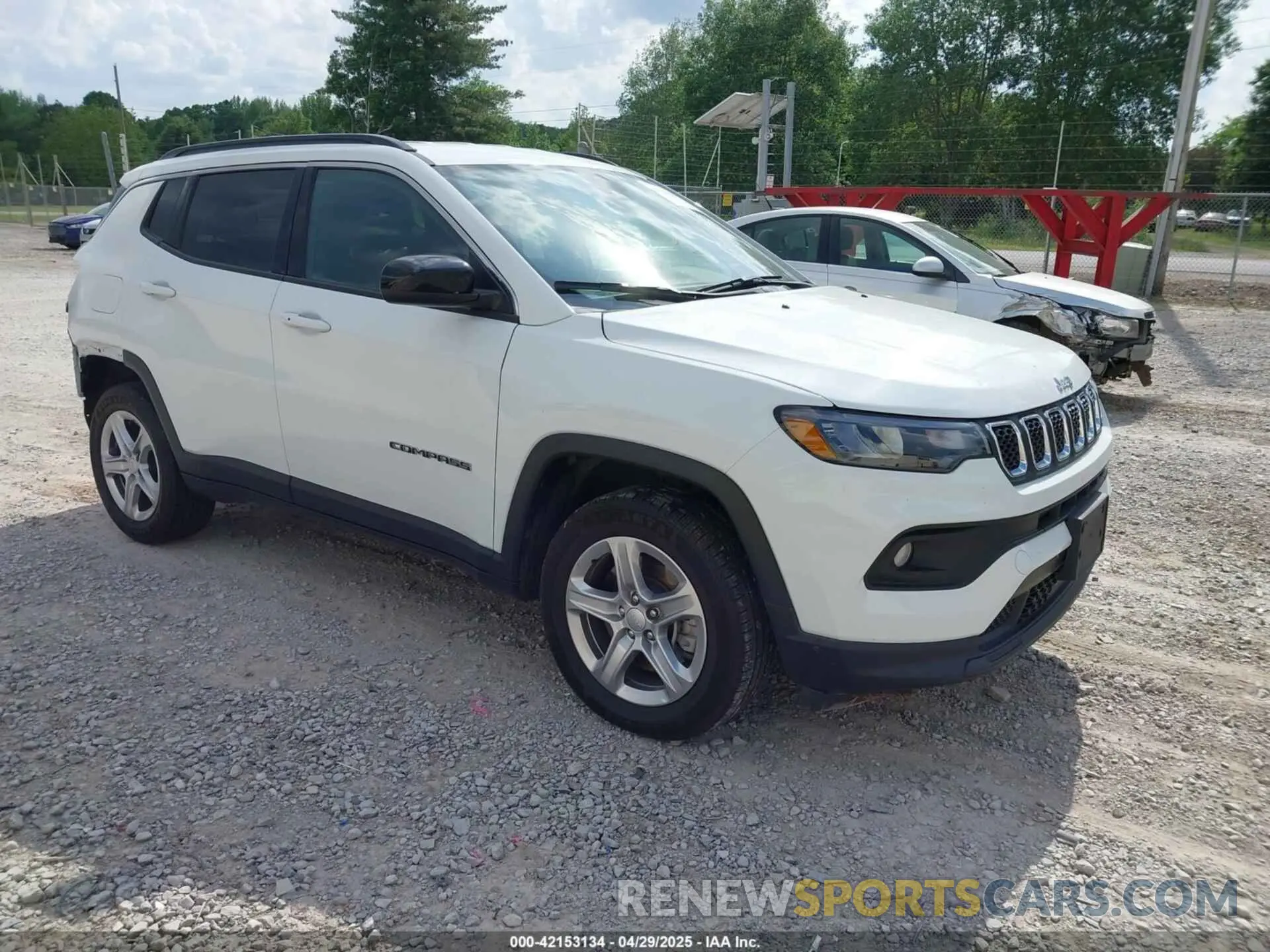 1 Photograph of a damaged car 3C4NJDBN9RT604049 JEEP COMPASS 2024