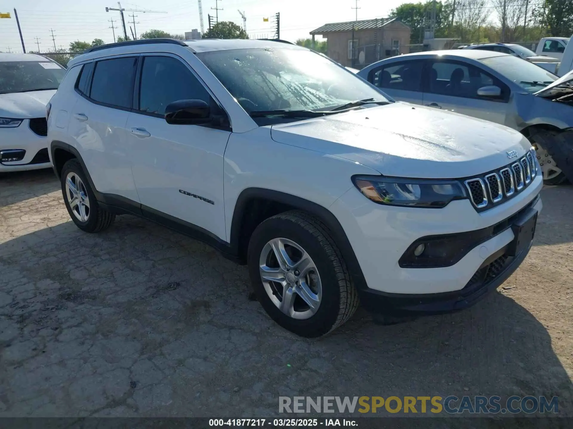 1 Photograph of a damaged car 3C4NJDBNXRT595443 JEEP COMPASS 2024