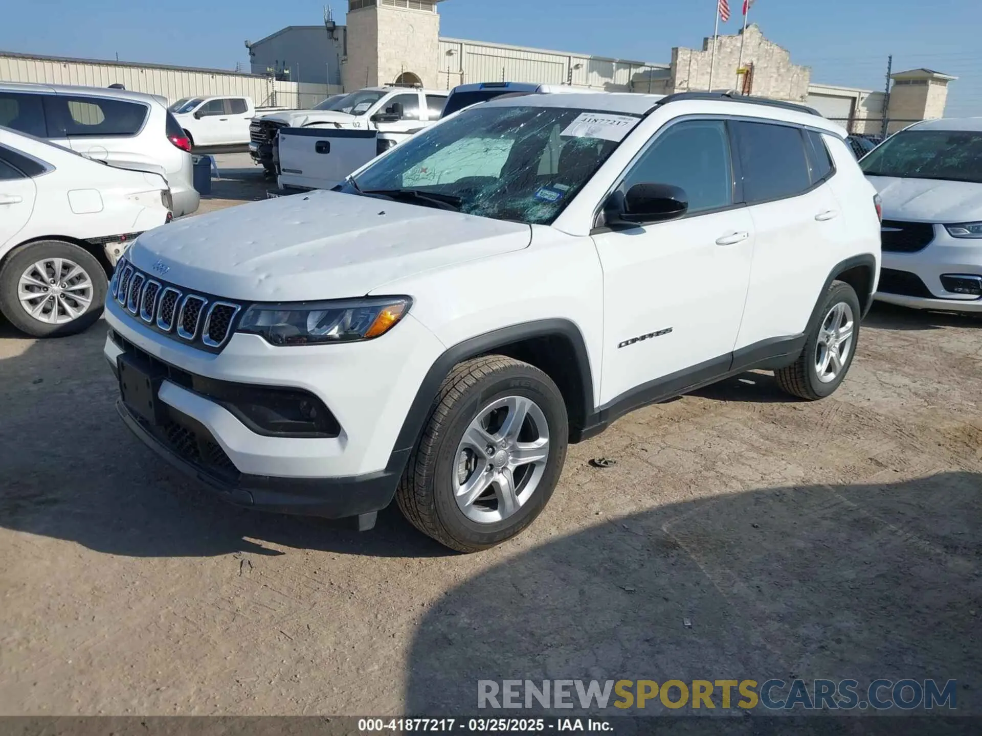 2 Photograph of a damaged car 3C4NJDBNXRT595443 JEEP COMPASS 2024