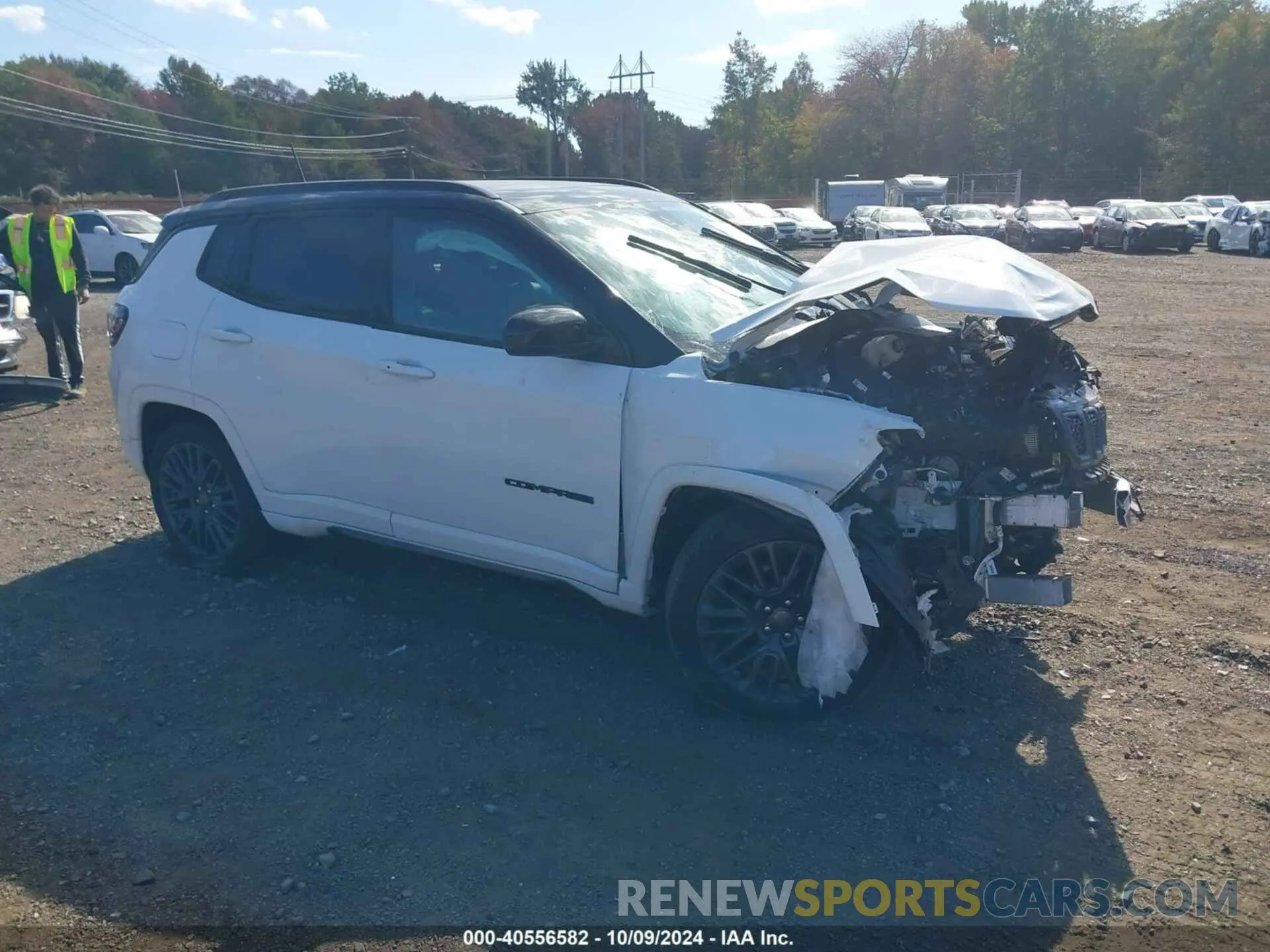 1 Photograph of a damaged car 3C4NJDCN0RT583459 JEEP COMPASS 2024