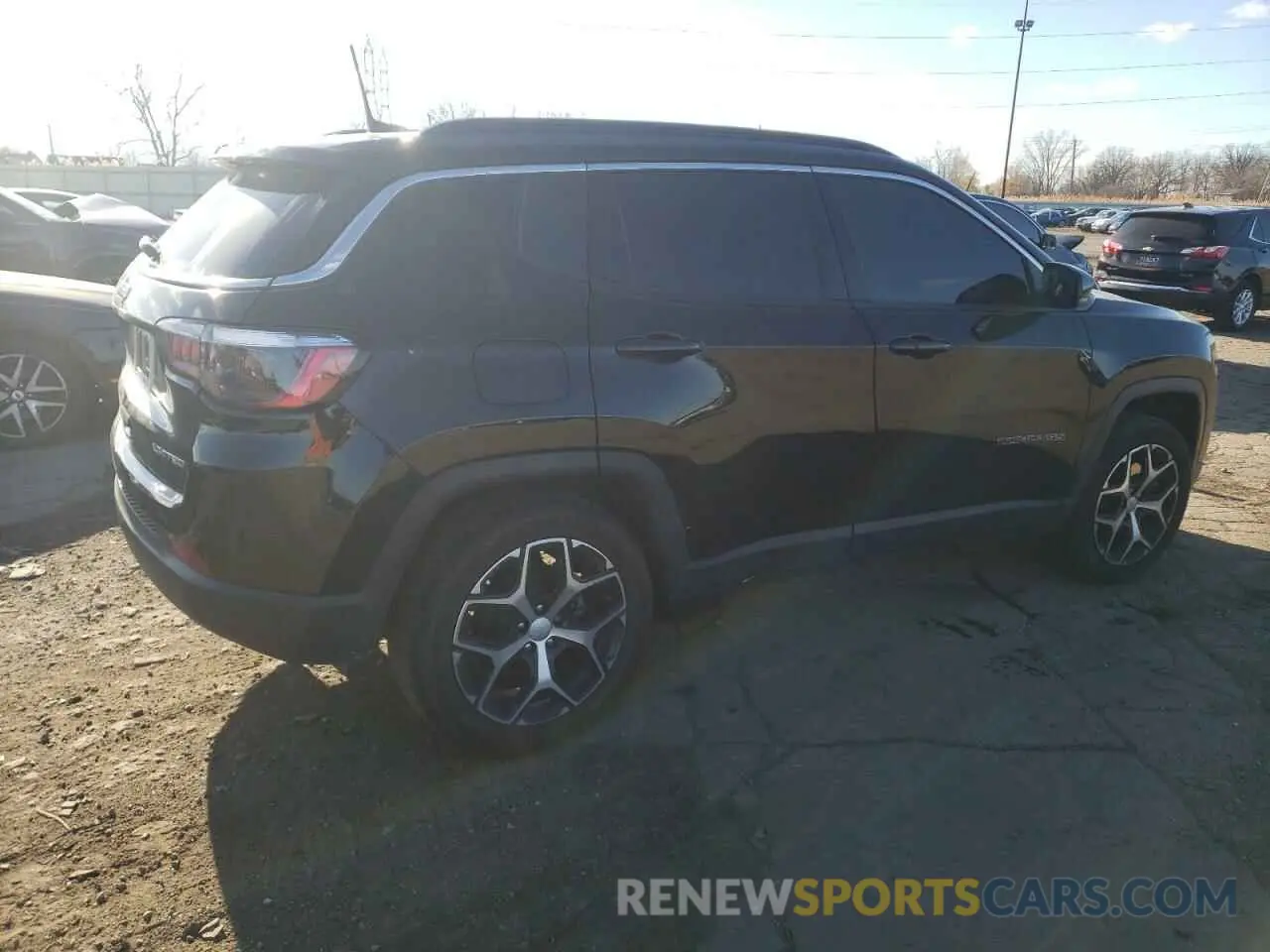 3 Photograph of a damaged car 3C4NJDCN1RT149437 JEEP COMPASS 2024