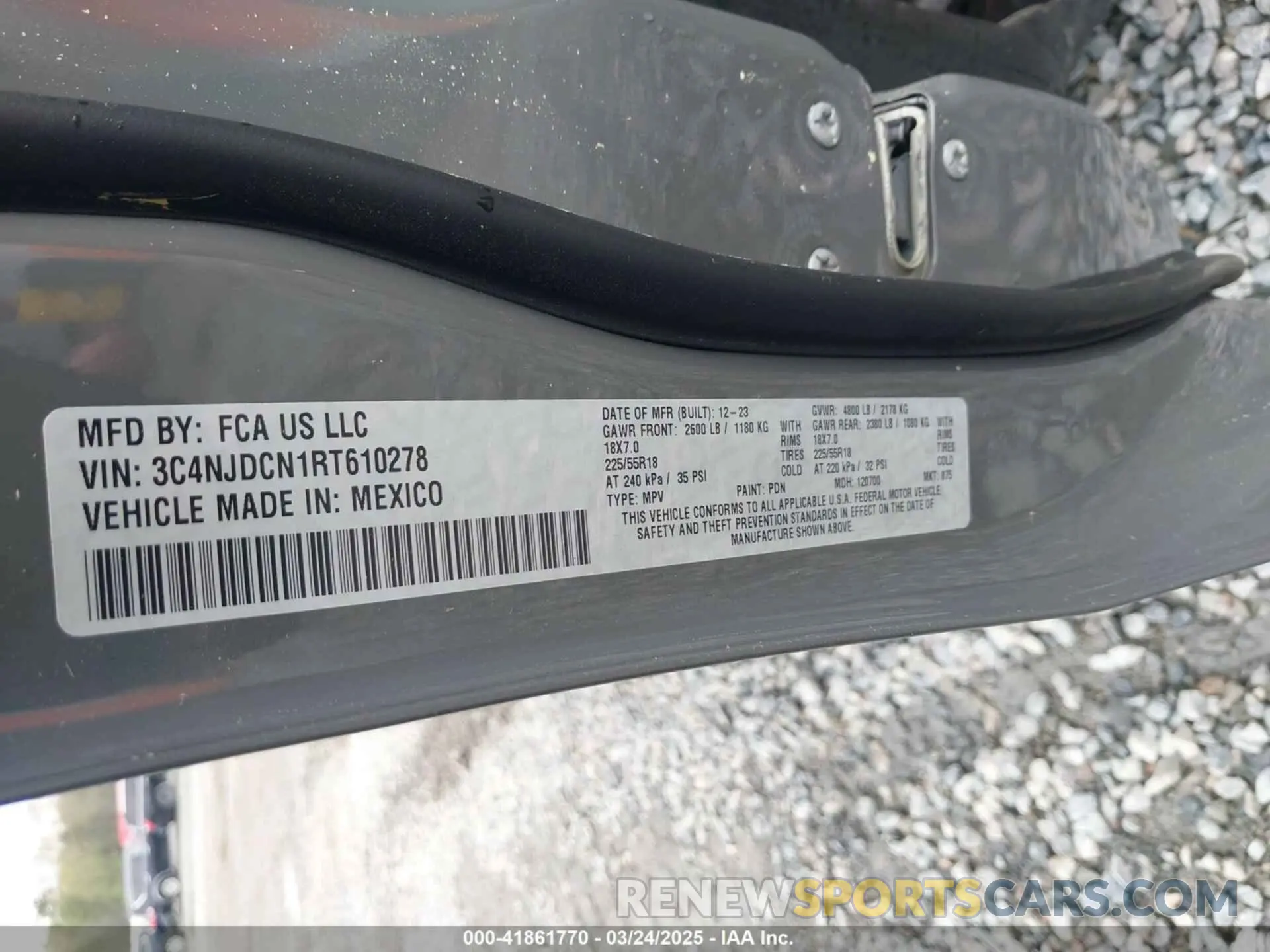 9 Photograph of a damaged car 3C4NJDCN1RT610278 JEEP COMPASS 2024