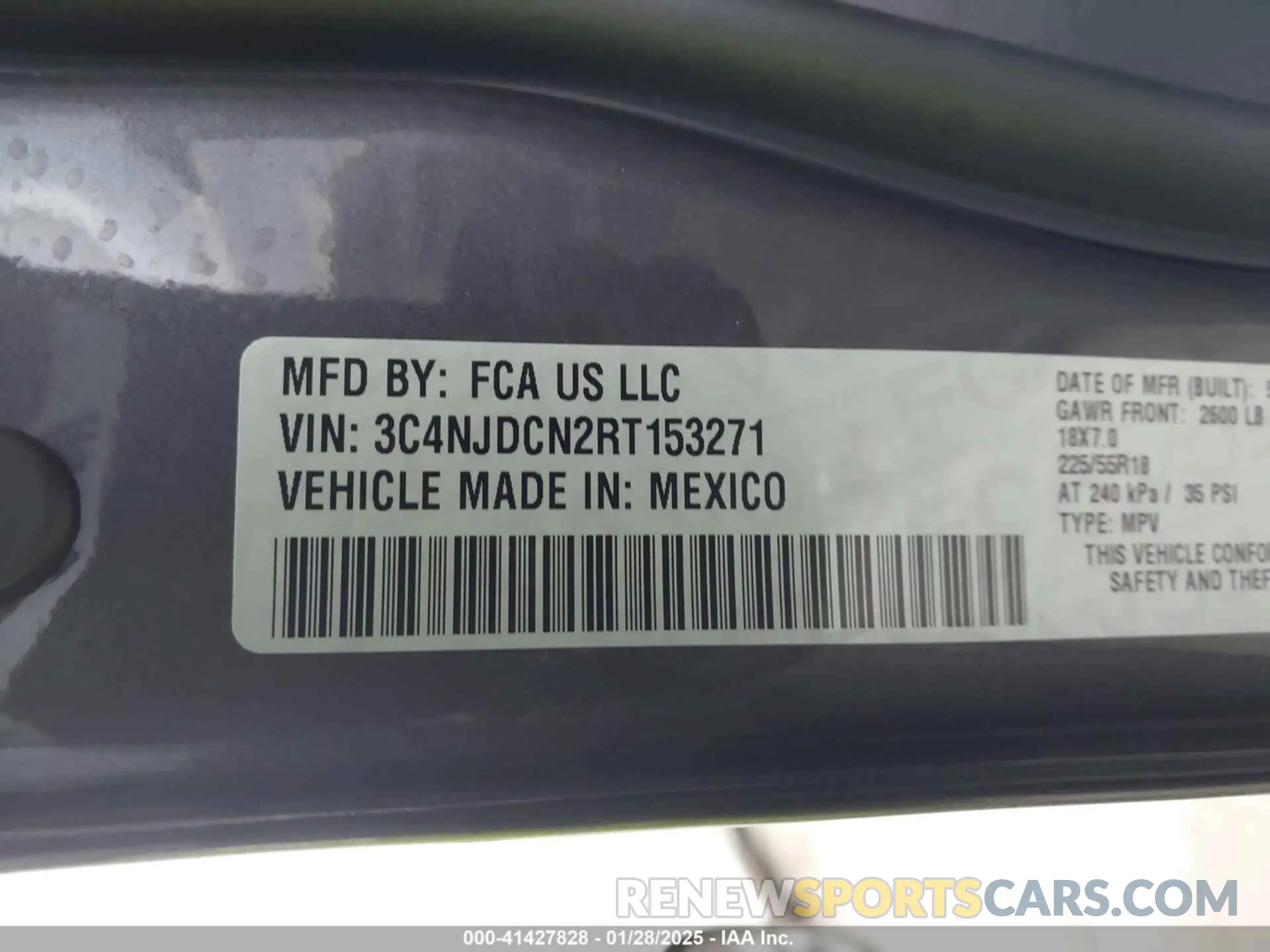 9 Фотография поврежденного автомобиля 3C4NJDCN2RT153271 JEEP COMPASS 2024