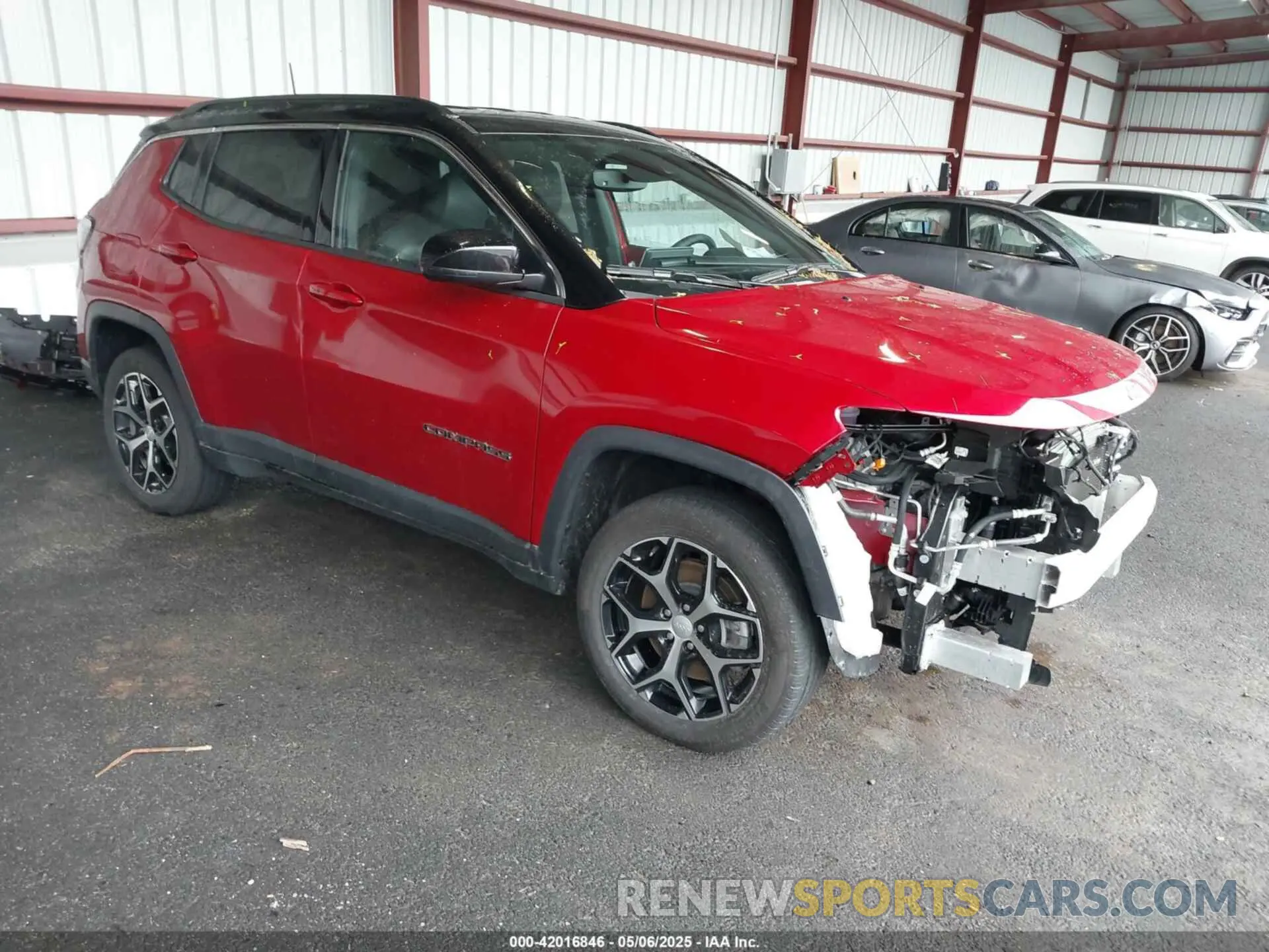 1 Photograph of a damaged car 3C4NJDCN3RT172704 JEEP COMPASS 2024