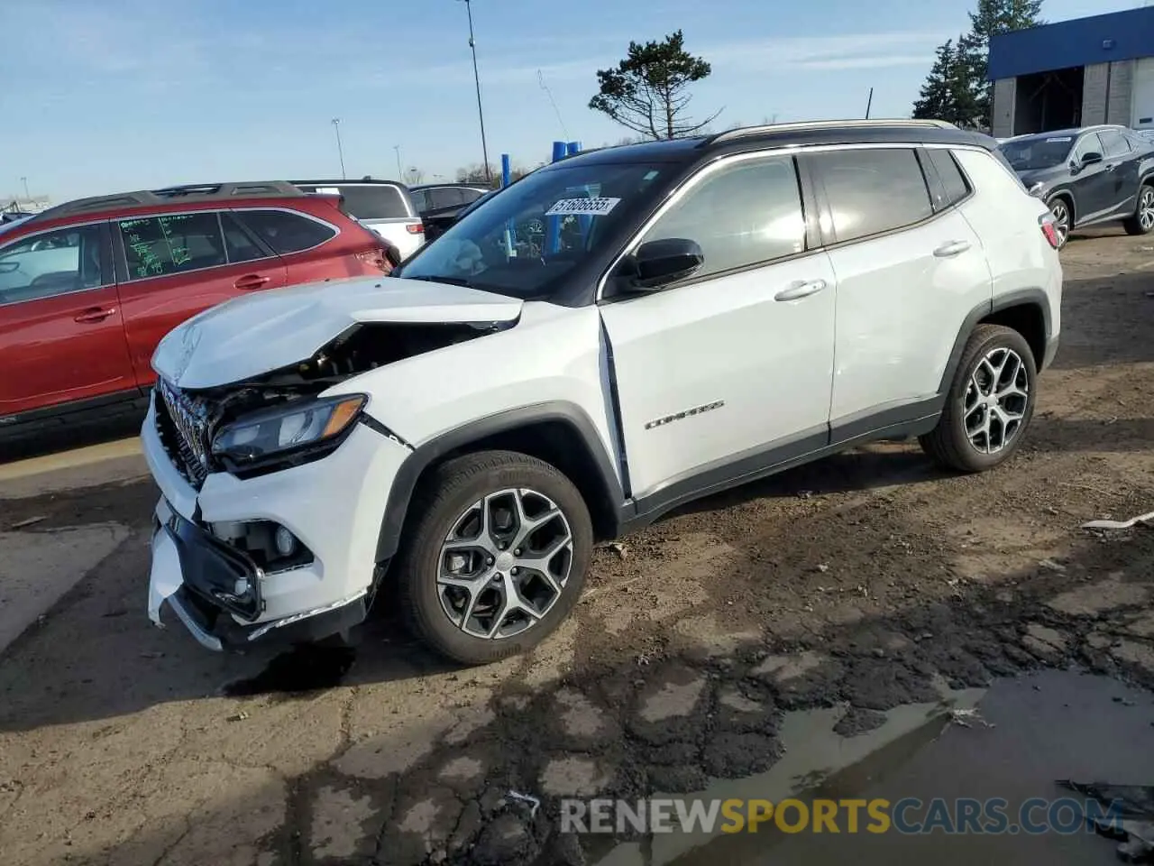 1 Photograph of a damaged car 3C4NJDCN4RT139842 JEEP COMPASS 2024
