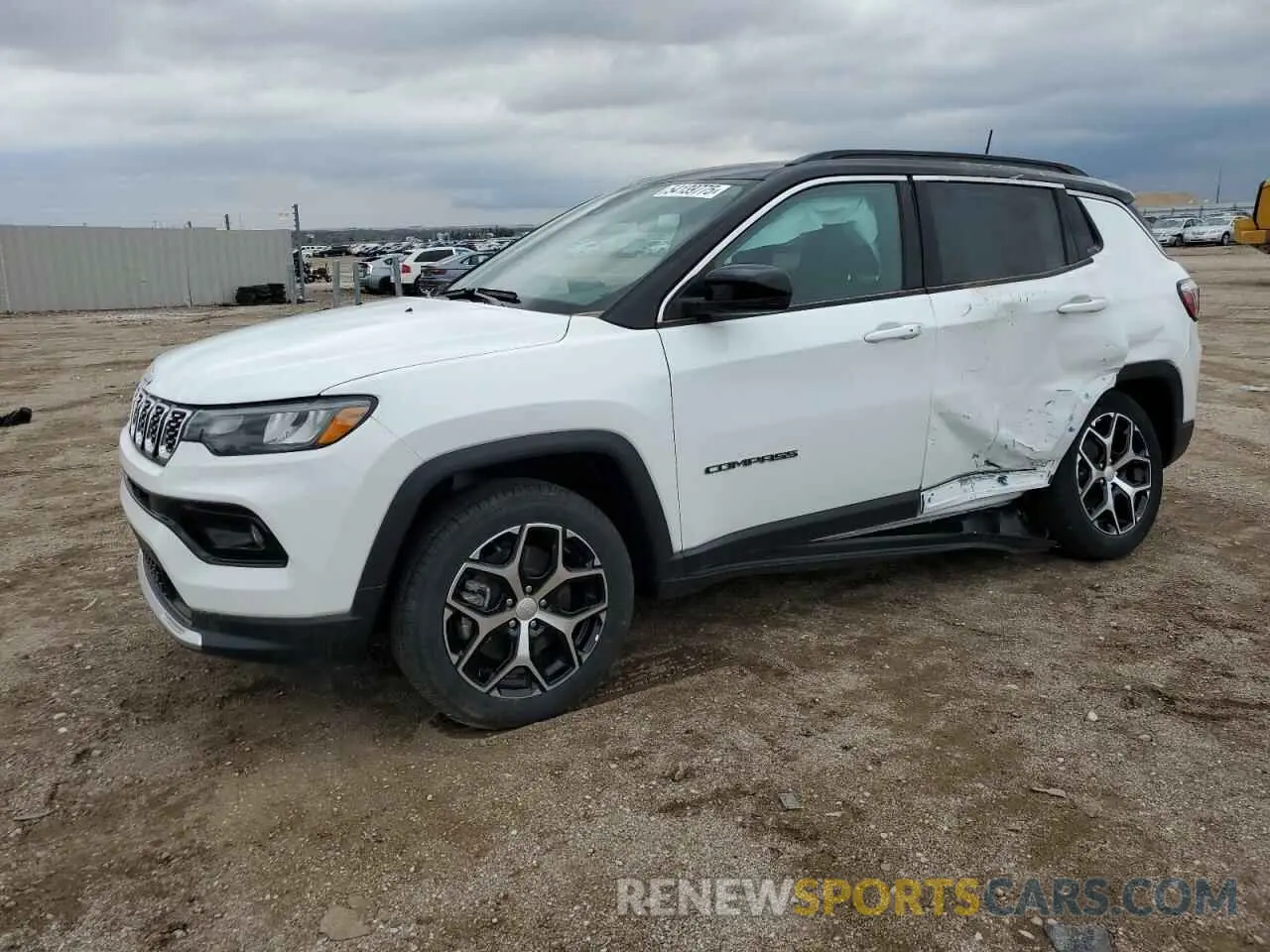 1 Photograph of a damaged car 3C4NJDCN5RT102704 JEEP COMPASS 2024