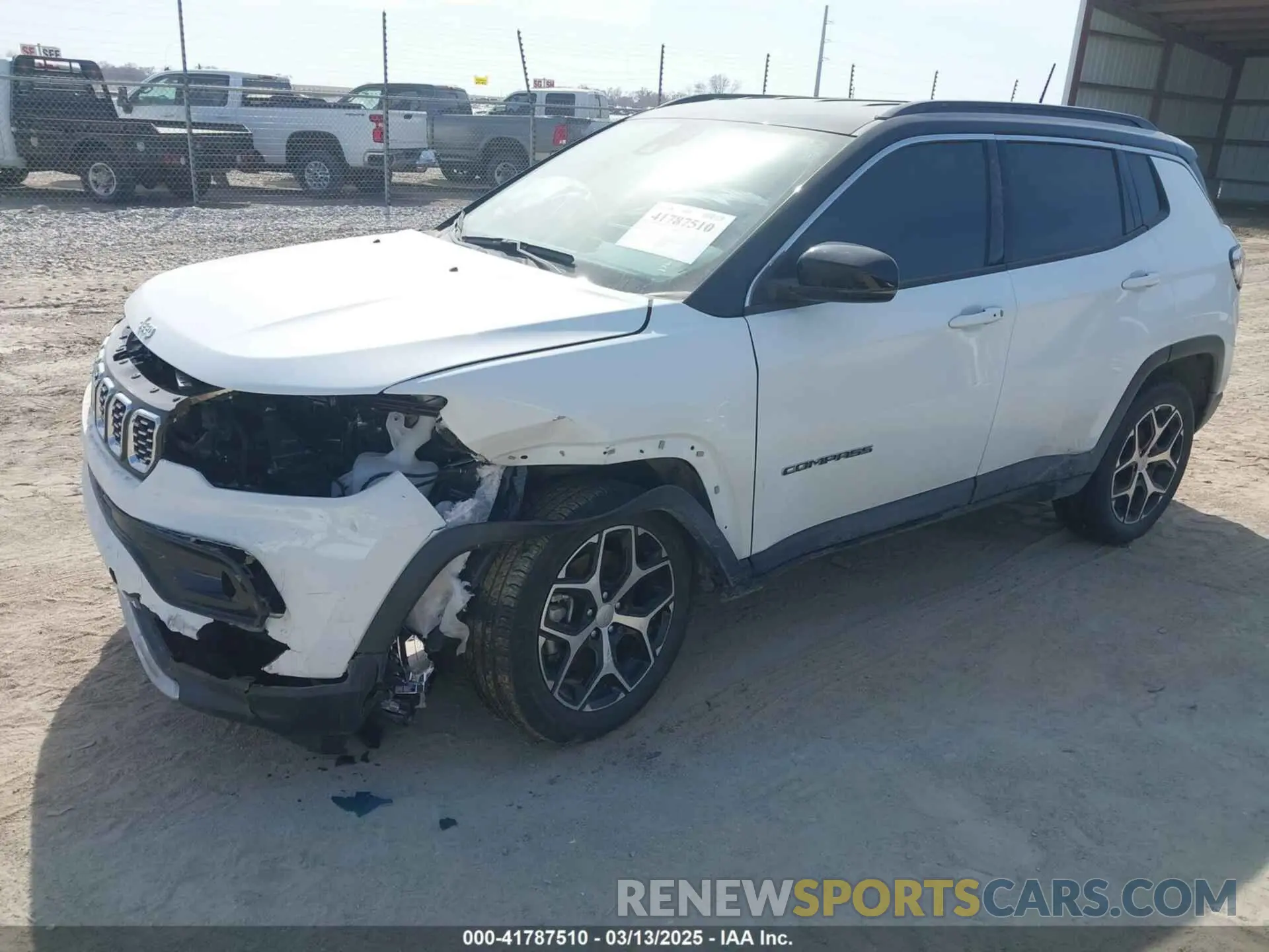 2 Photograph of a damaged car 3C4NJDCN5RT112861 JEEP COMPASS 2024