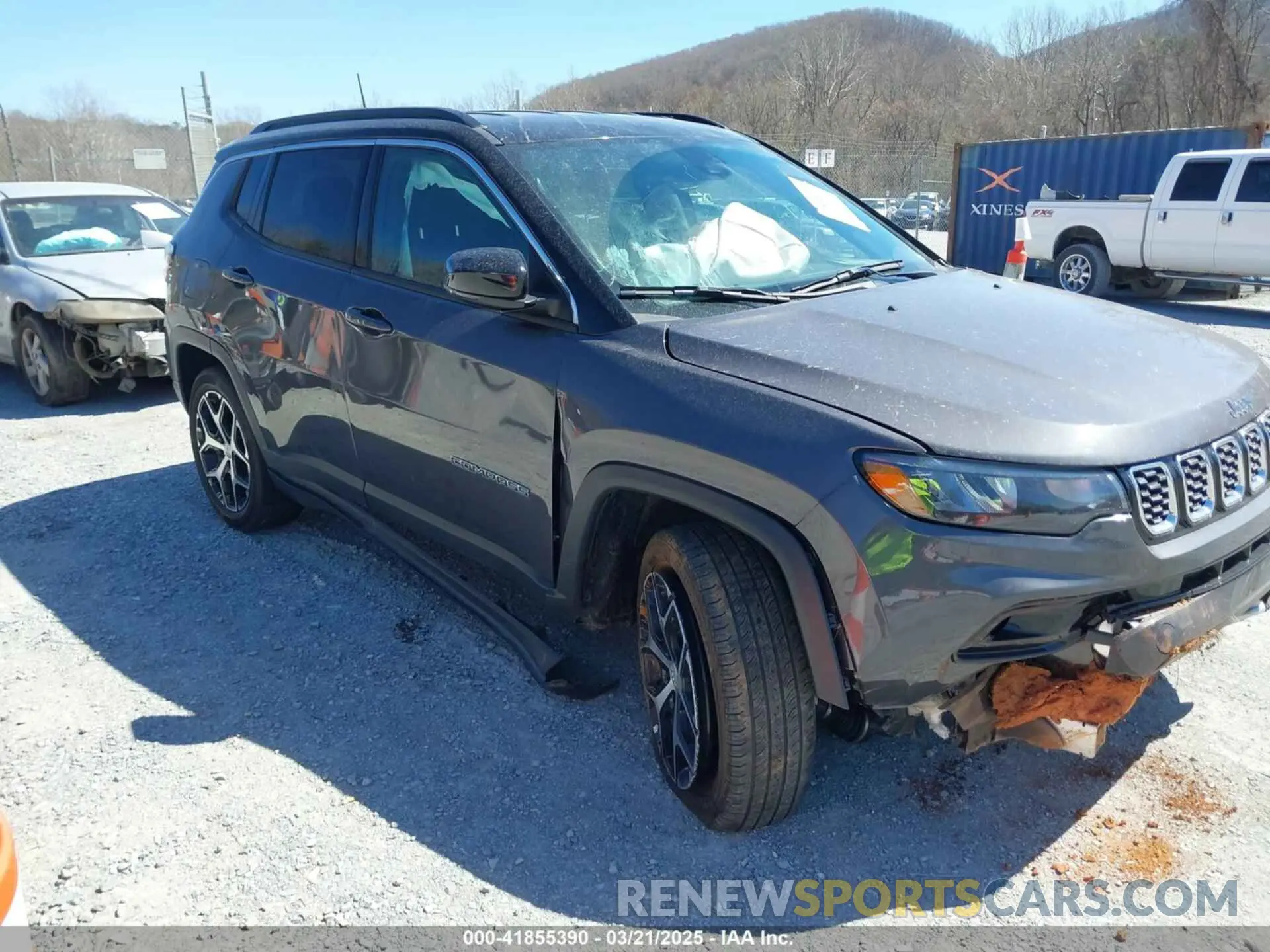 1 Photograph of a damaged car 3C4NJDCN5RT135007 JEEP COMPASS 2024
