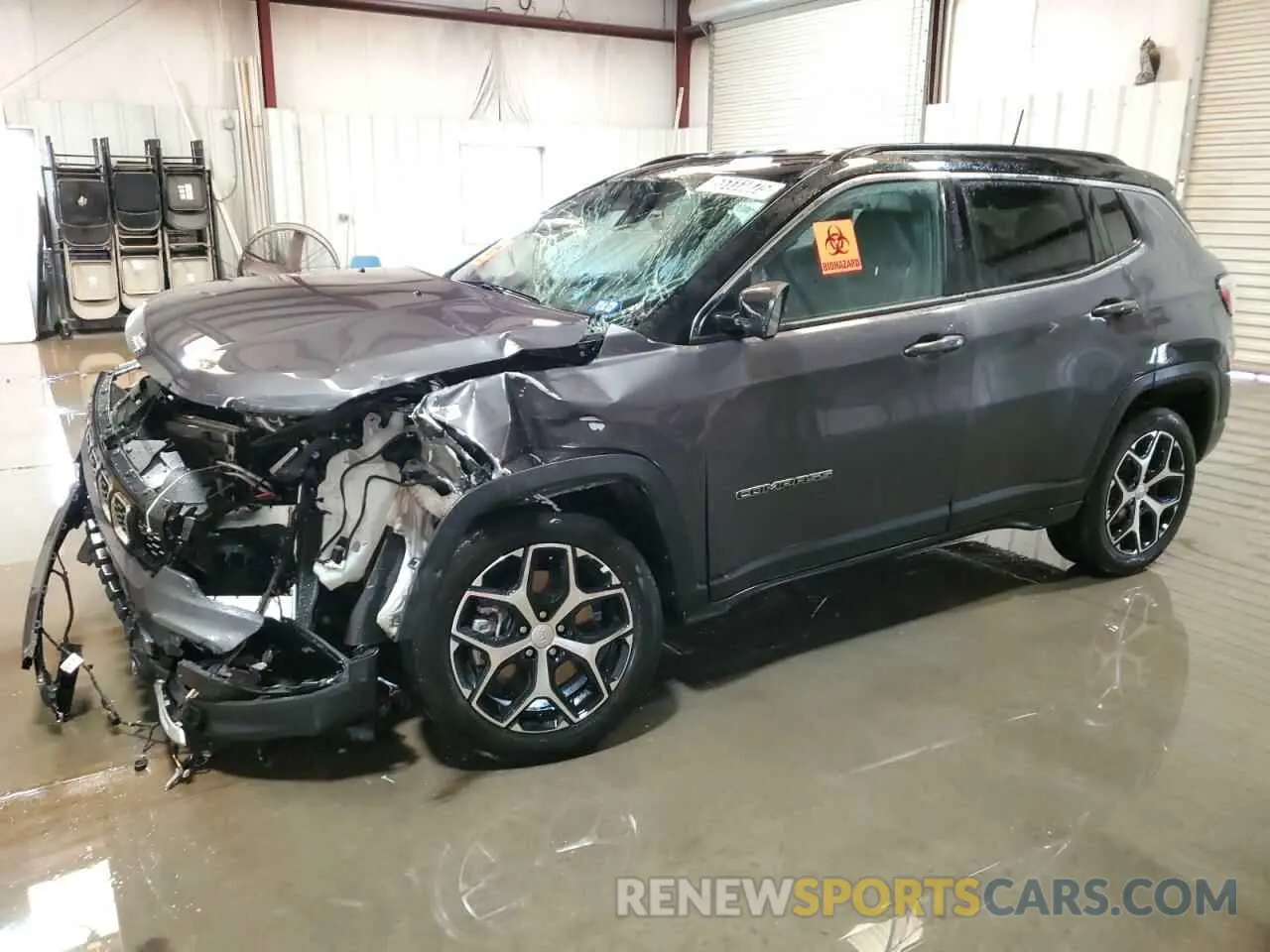 1 Photograph of a damaged car 3C4NJDCN5RT150848 JEEP COMPASS 2024