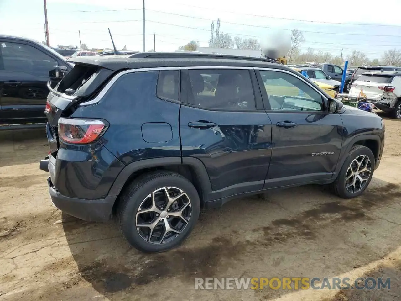 3 Photograph of a damaged car 3C4NJDCN5RT160022 JEEP COMPASS 2024