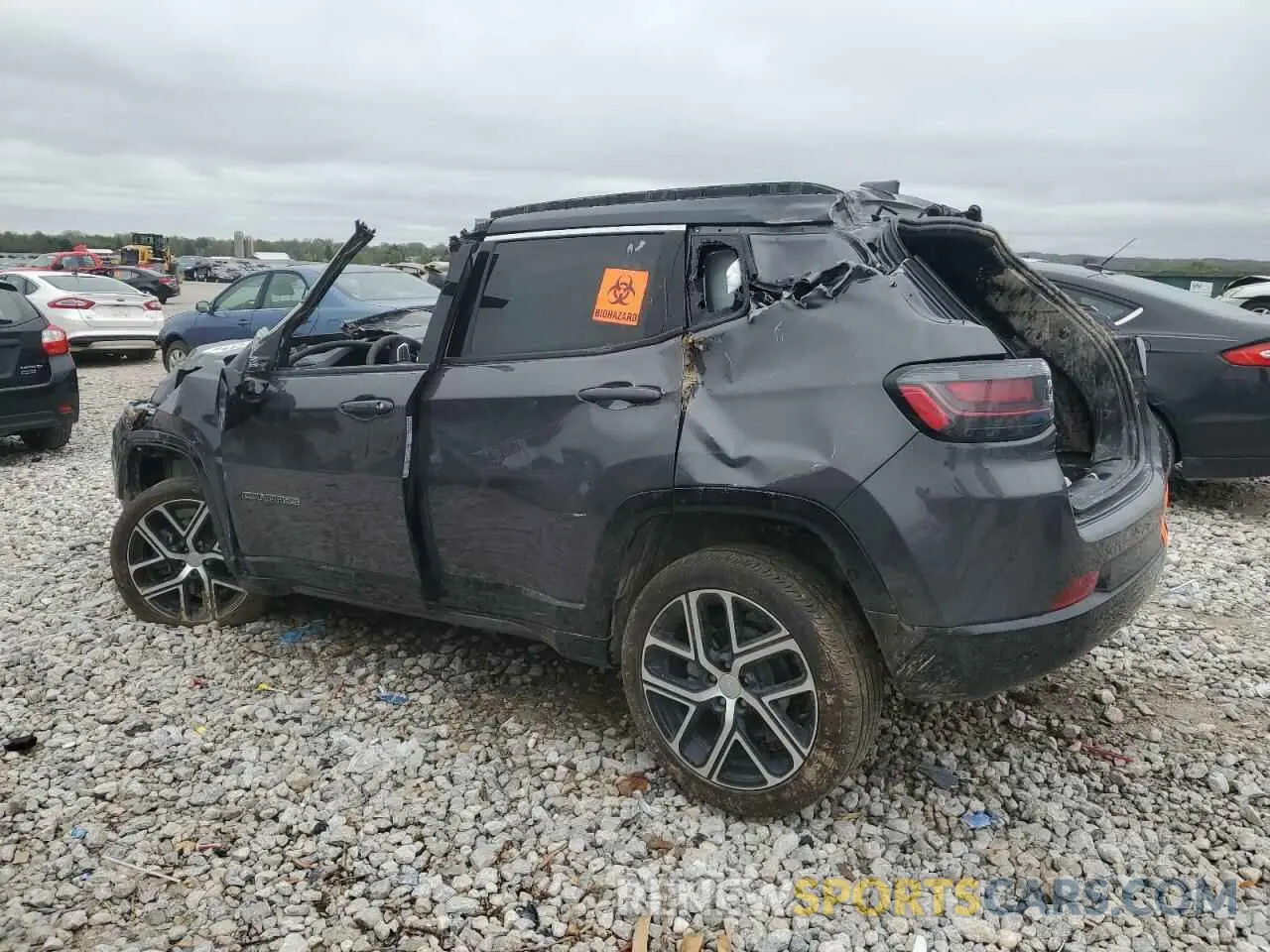 2 Photograph of a damaged car 3C4NJDCN6RT126039 JEEP COMPASS 2024