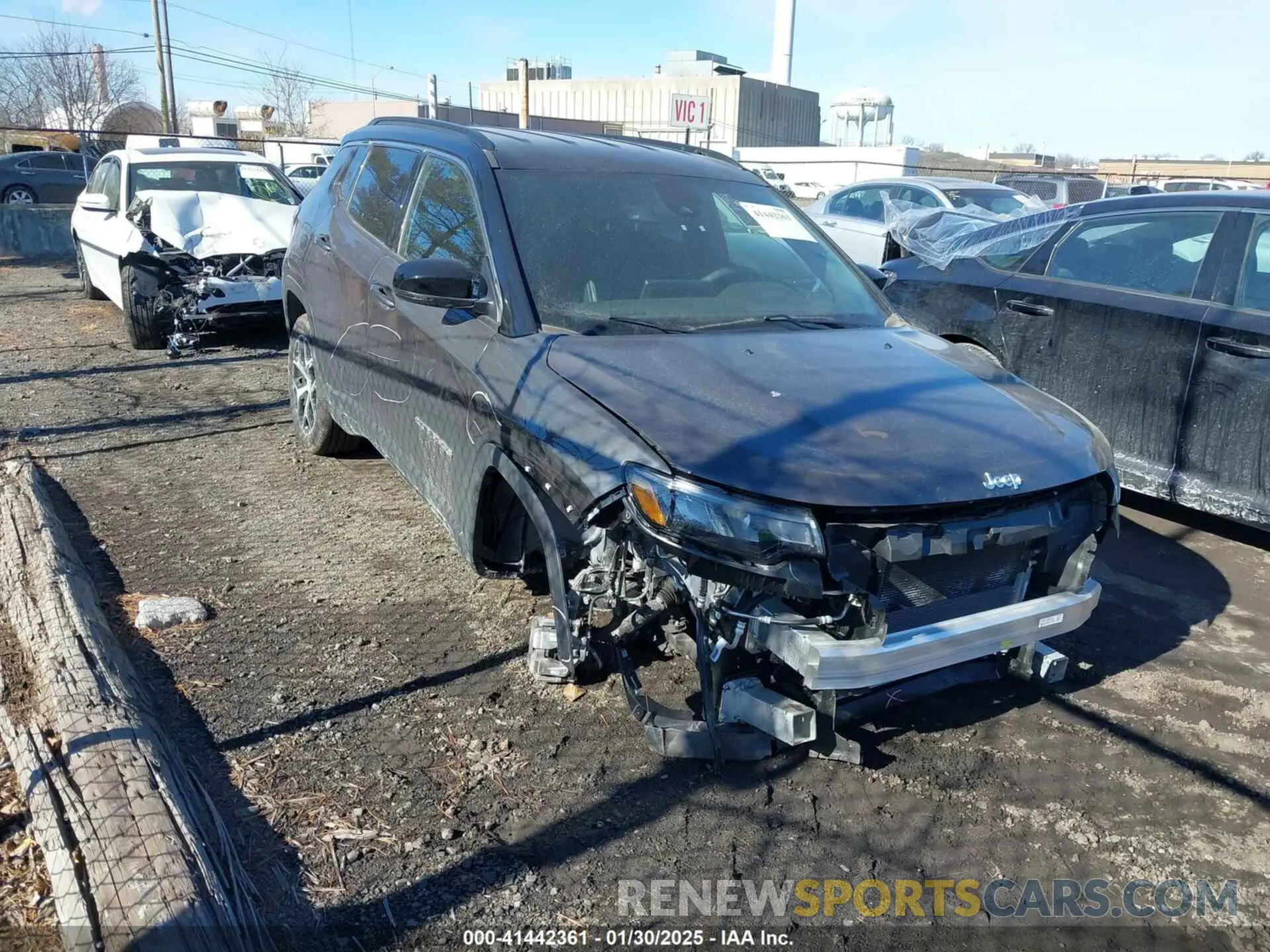1 Photograph of a damaged car 3C4NJDCN6RT146226 JEEP COMPASS 2024