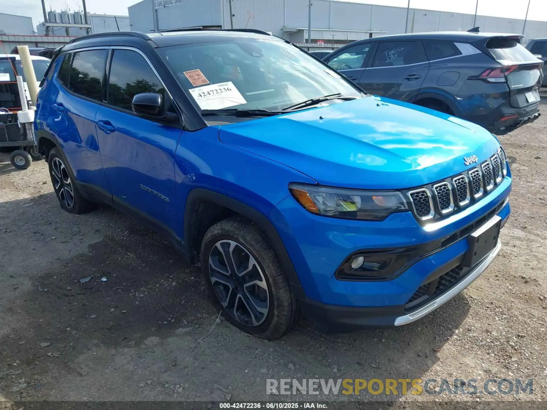 1 Photograph of a damaged car 3C4NJDCN6RT586902 JEEP COMPASS 2024