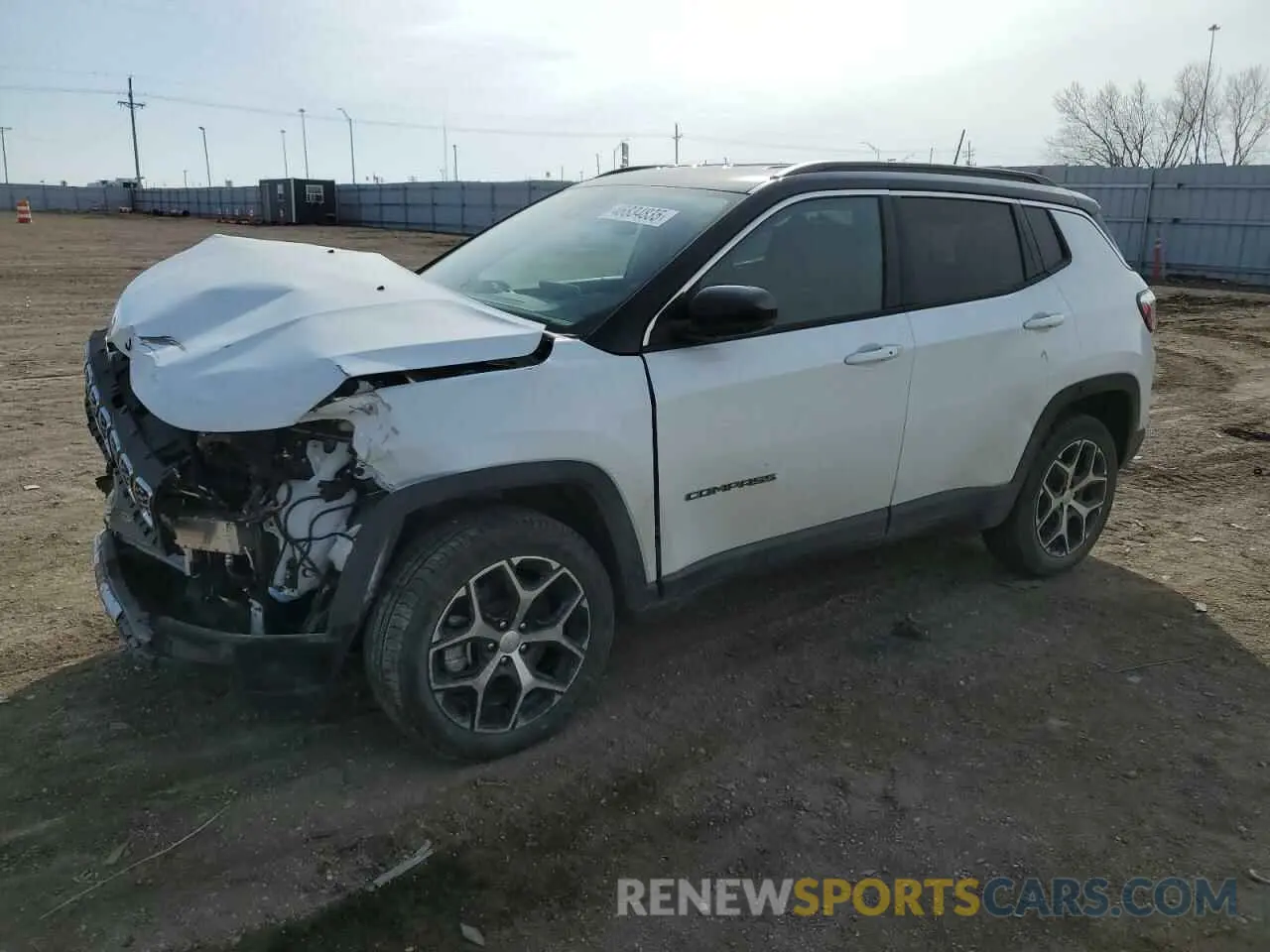 1 Photograph of a damaged car 3C4NJDCN7RT101442 JEEP COMPASS 2024