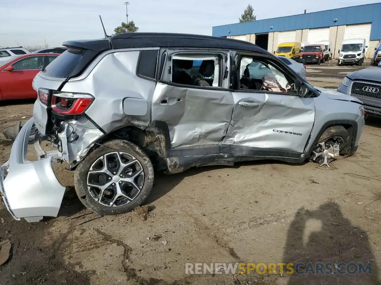 3 Photograph of a damaged car 3C4NJDCN9RT107193 JEEP COMPASS 2024