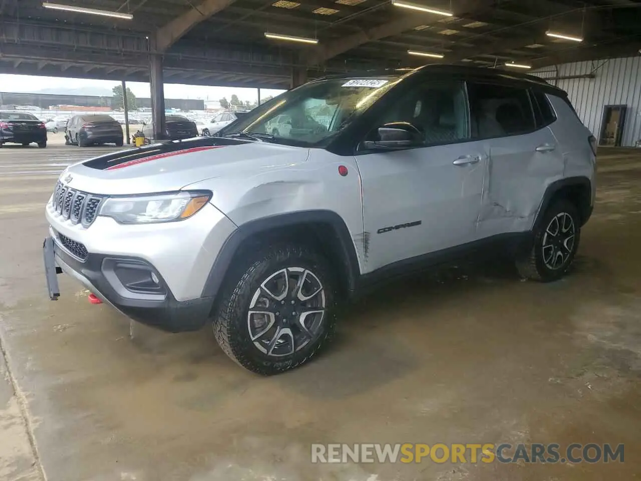 1 Photograph of a damaged car 3C4NJDDN1RT149615 JEEP COMPASS 2024